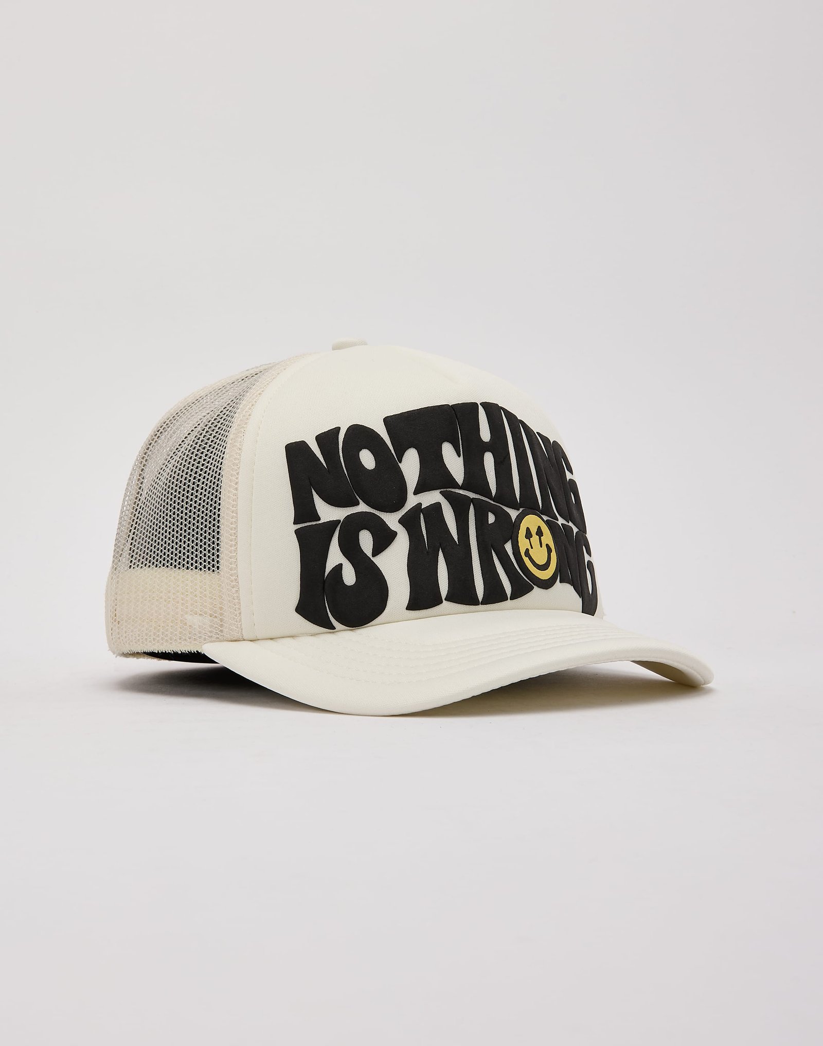 Happy Caps Nothing Is Wrong Trucker Hat - Image 3