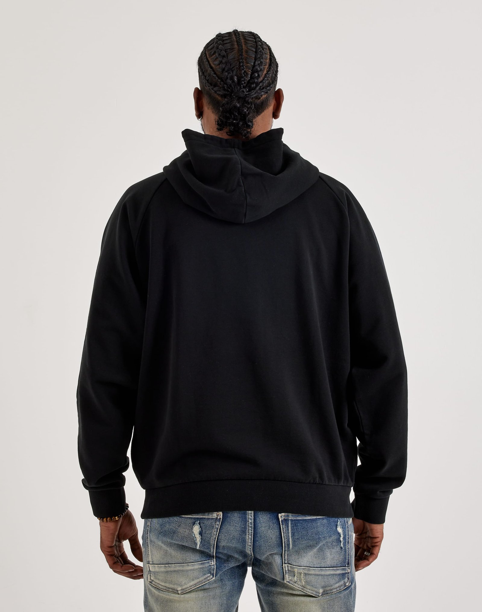 Hugo Nuneony Acid Wash Graffiti Fleece Hoodie - Image 4