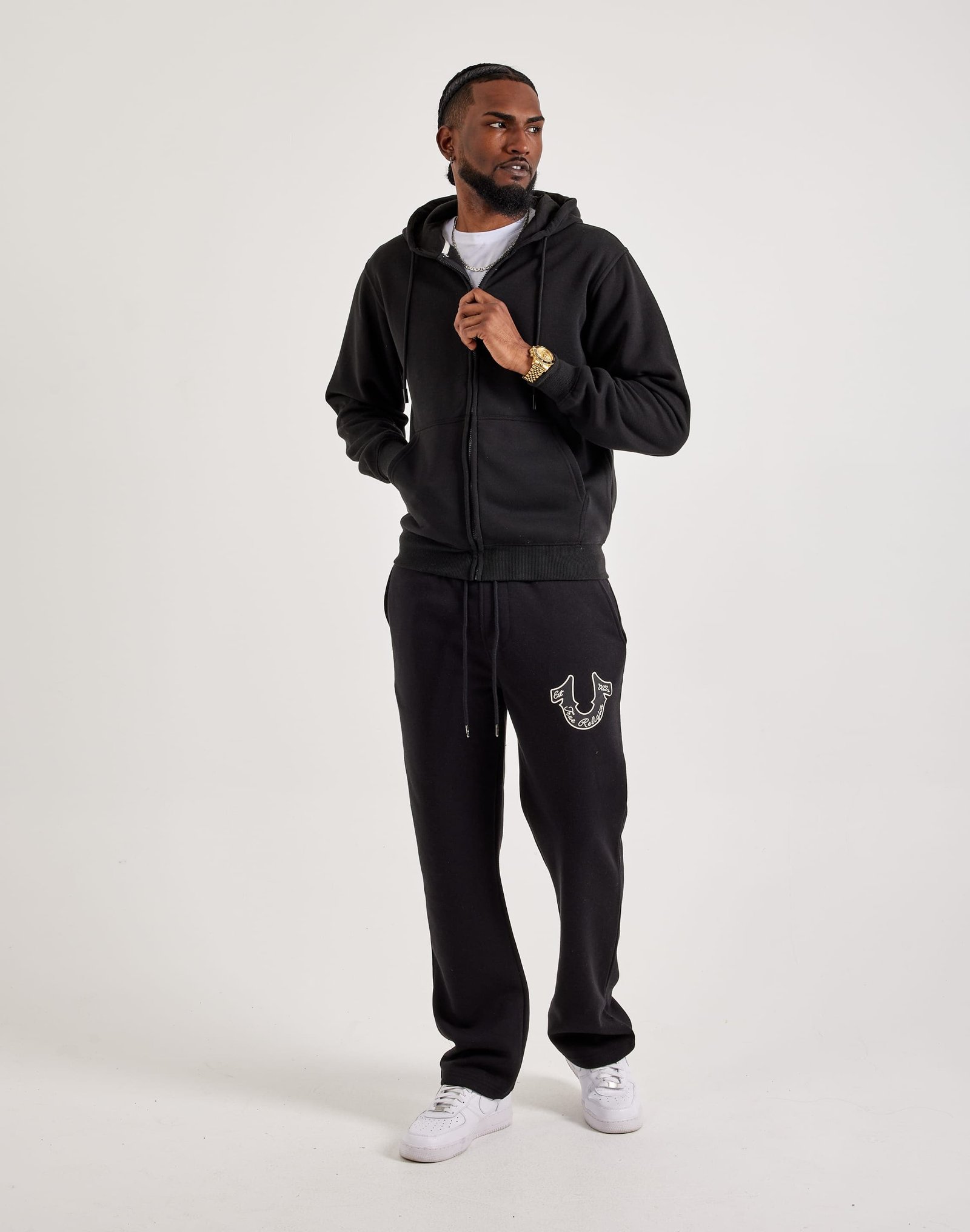 DH Essentials Basic Full-Zip Fleece Hoodie - Image 4