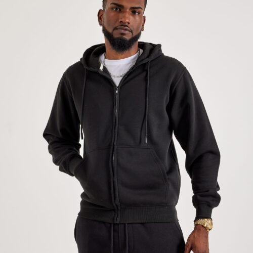 DH Essentials Basic Full-Zip Fleece Hoodie