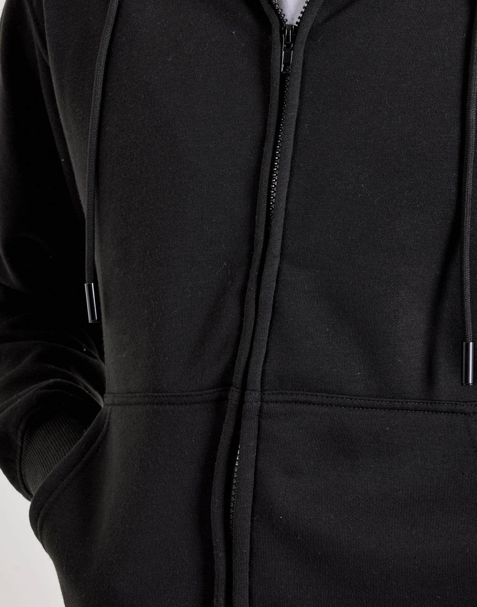 DH Essentials Basic Full-Zip Fleece Hoodie - Image 2