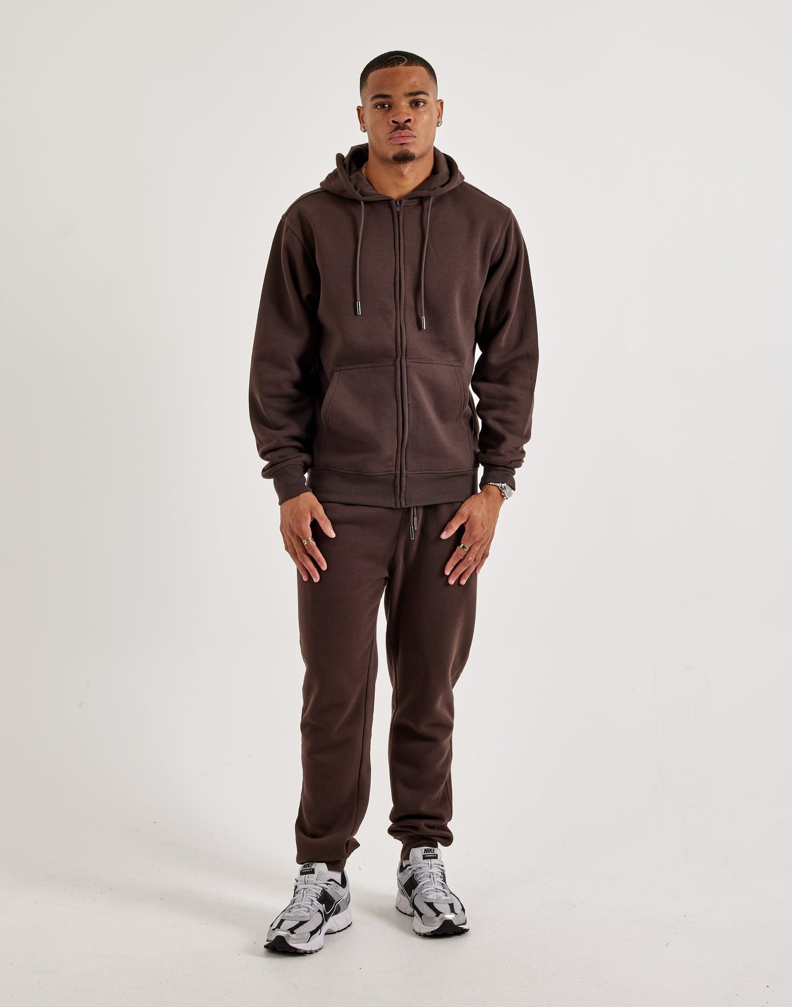 DH Essentials Basic Full-Zip Fleece Hoodie - Image 4