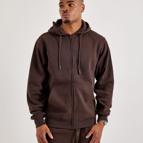 DH Essentials Basic Full-Zip Fleece Hoodie