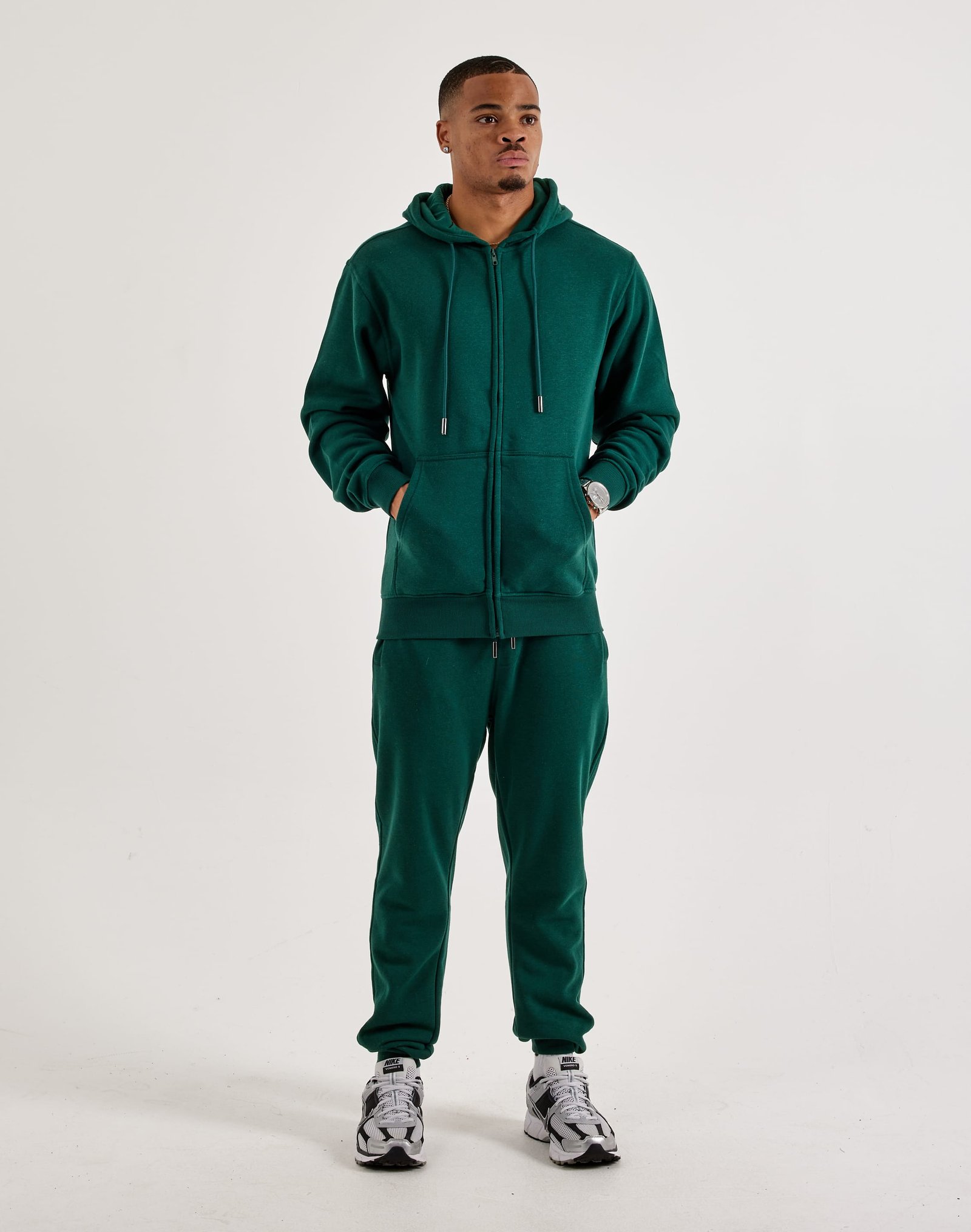 DH Essentials Basic Full-Zip Fleece Hoodie - Image 4