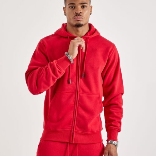 DH Essentials Basic Full-Zip Fleece Hoodie