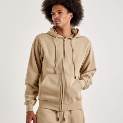 DH Essentials Basic Full-Zip Fleece Hoodie