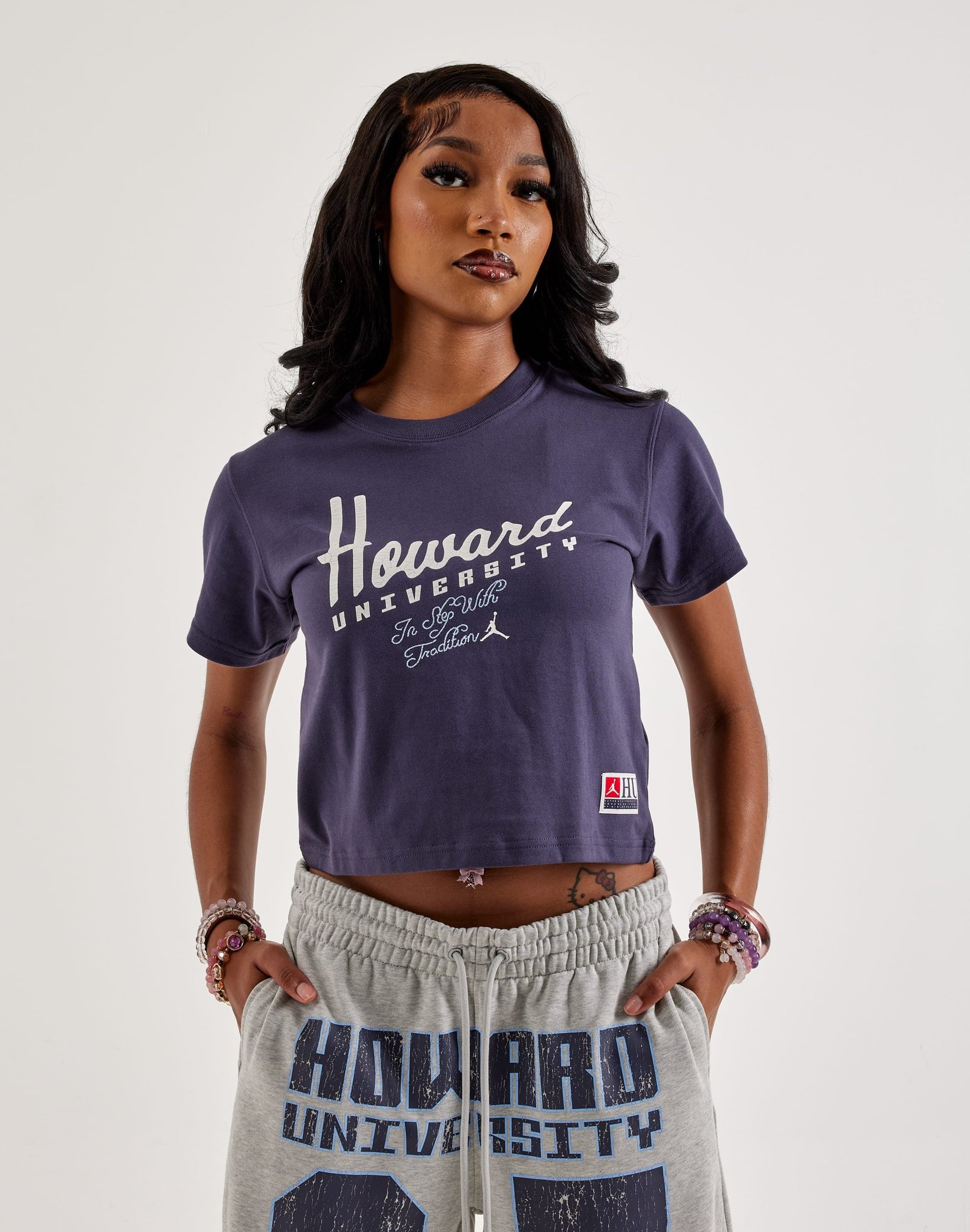 Jordan Howard University Cropped Graphic Tee