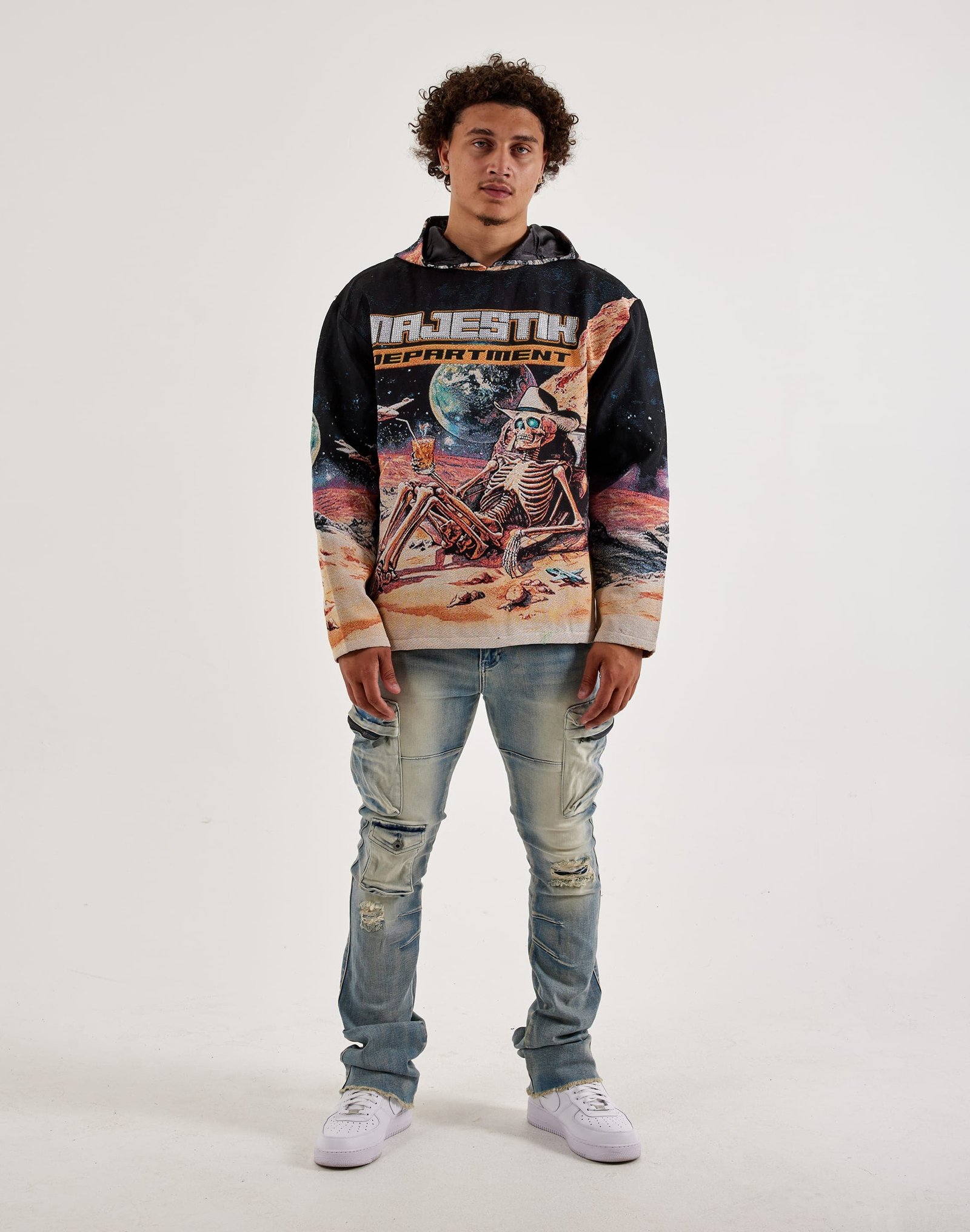 Majestik DEPT Tapestry Hoodie - Image 5