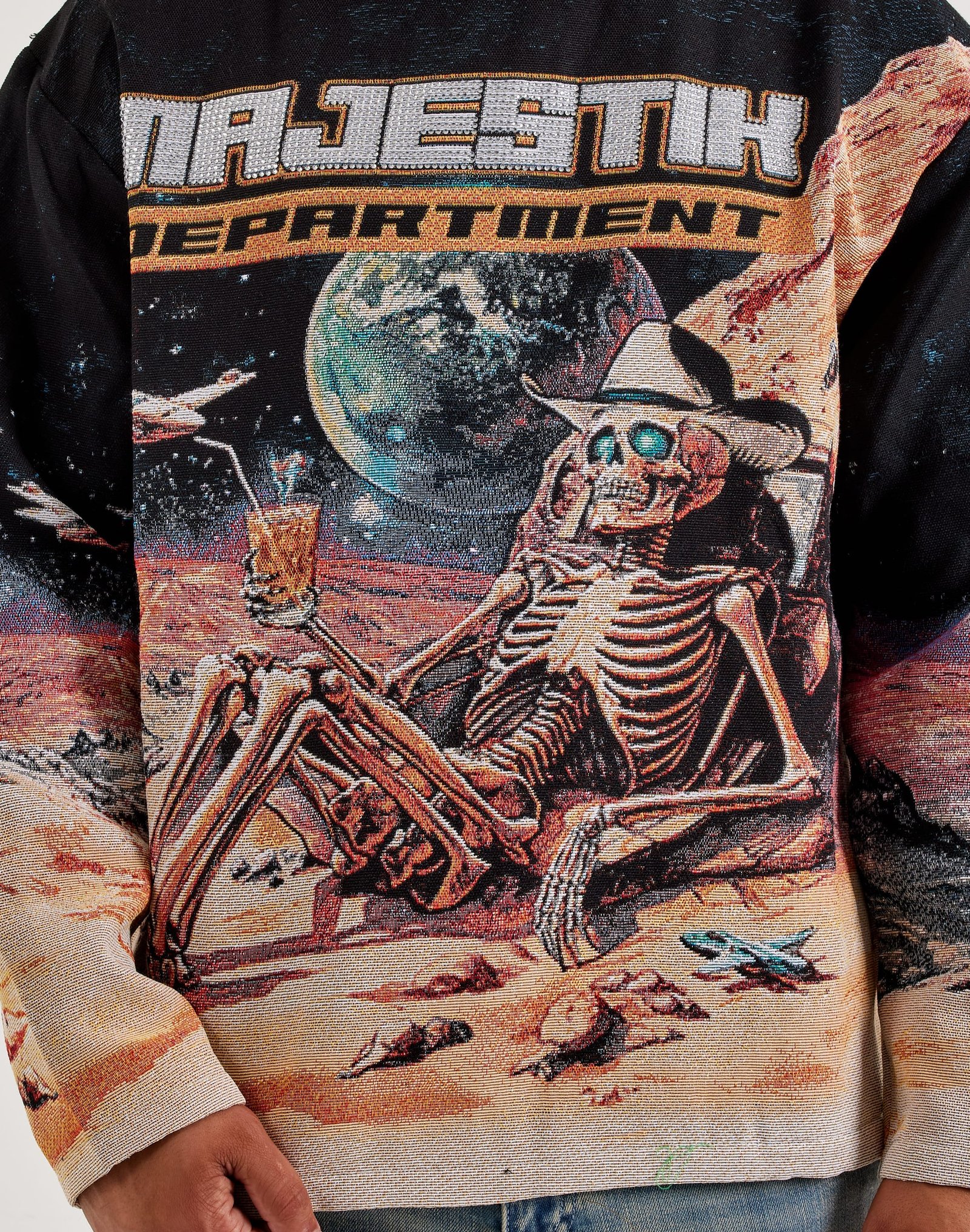 Majestik DEPT Tapestry Hoodie - Image 2