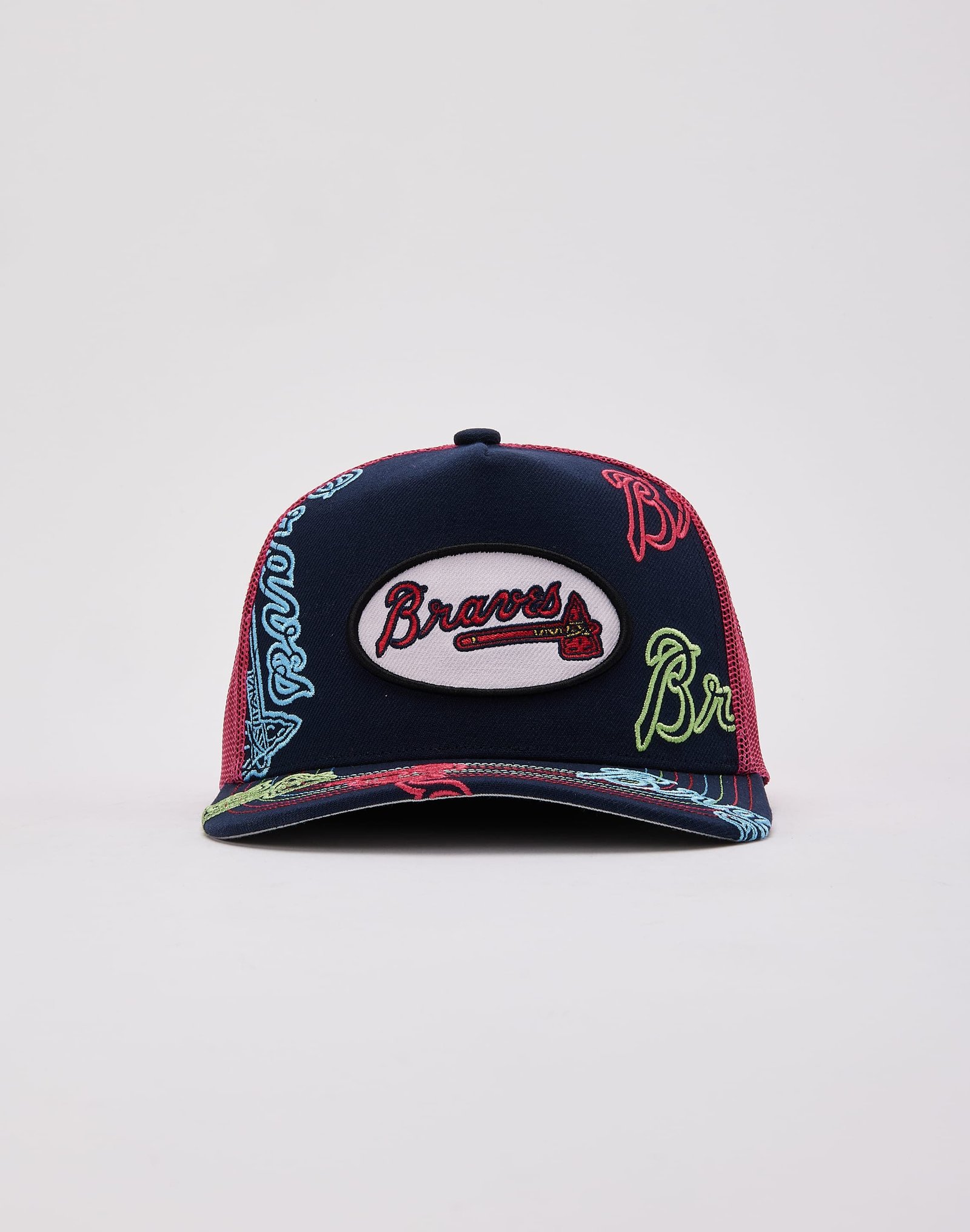 Mitchell & Ness MLB Atlanta Braves Truck It Trucker Hat - Image 2