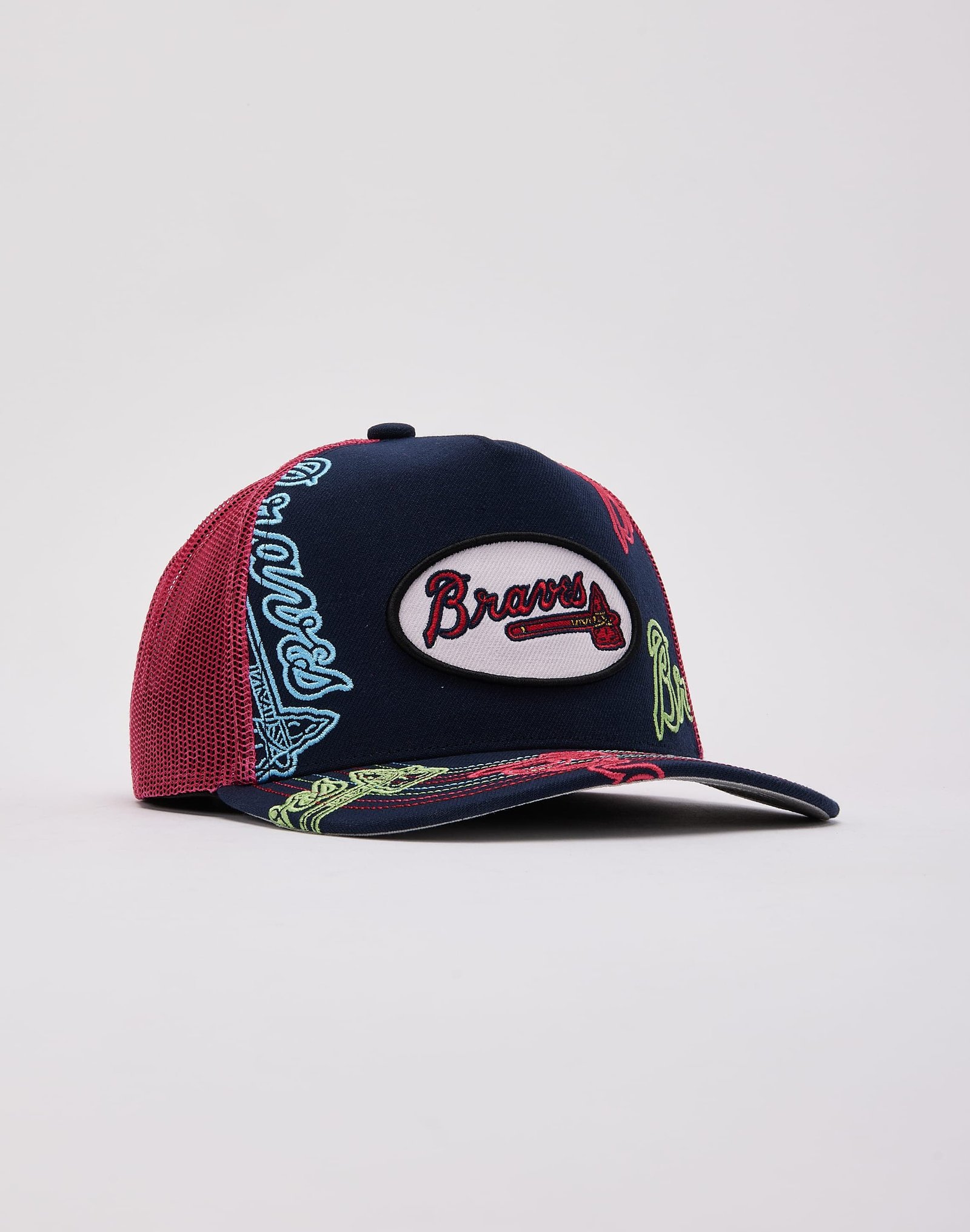 Mitchell & Ness MLB Atlanta Braves Truck It Trucker Hat - Image 3