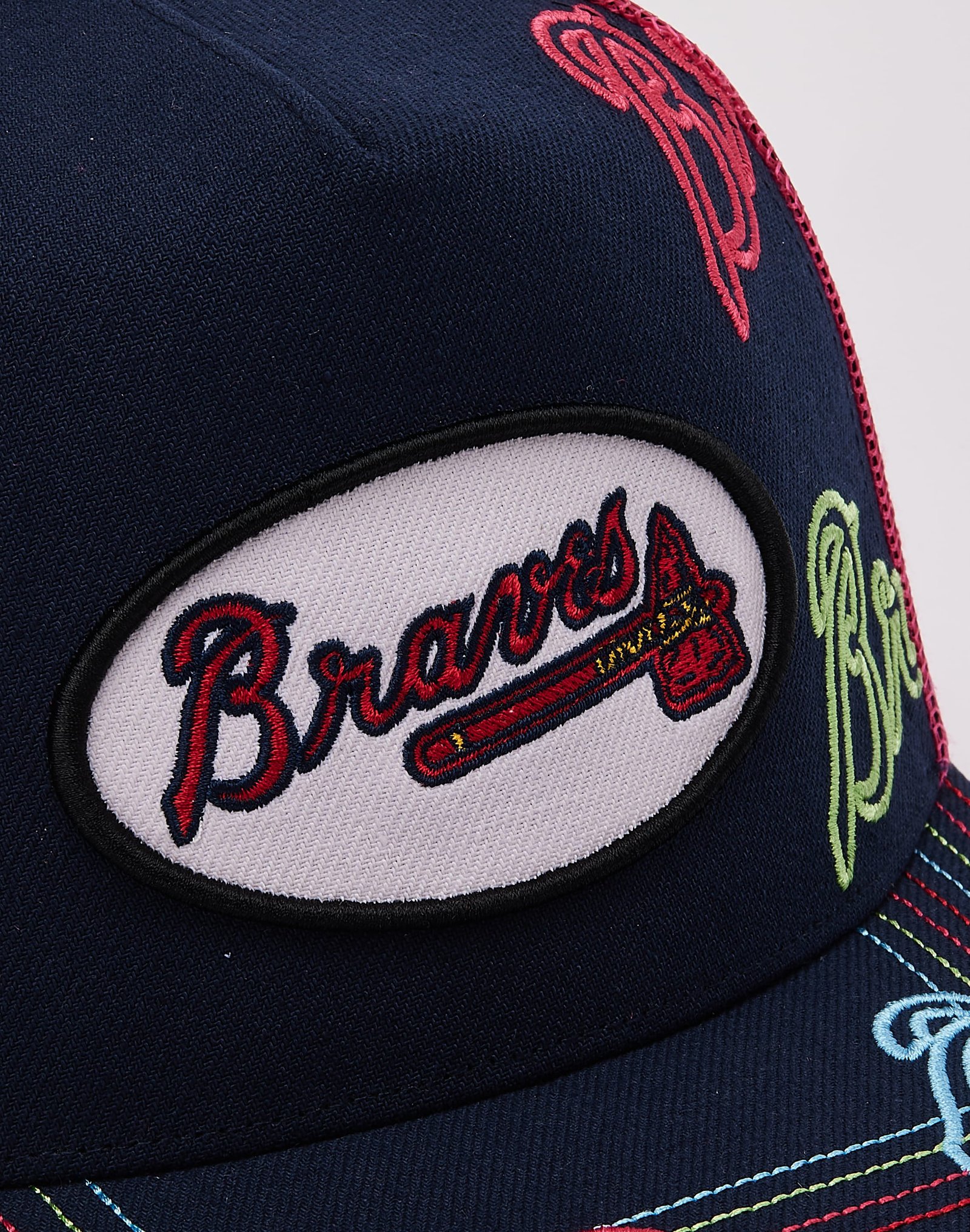 Mitchell & Ness MLB Atlanta Braves Truck It Trucker Hat - Image 4