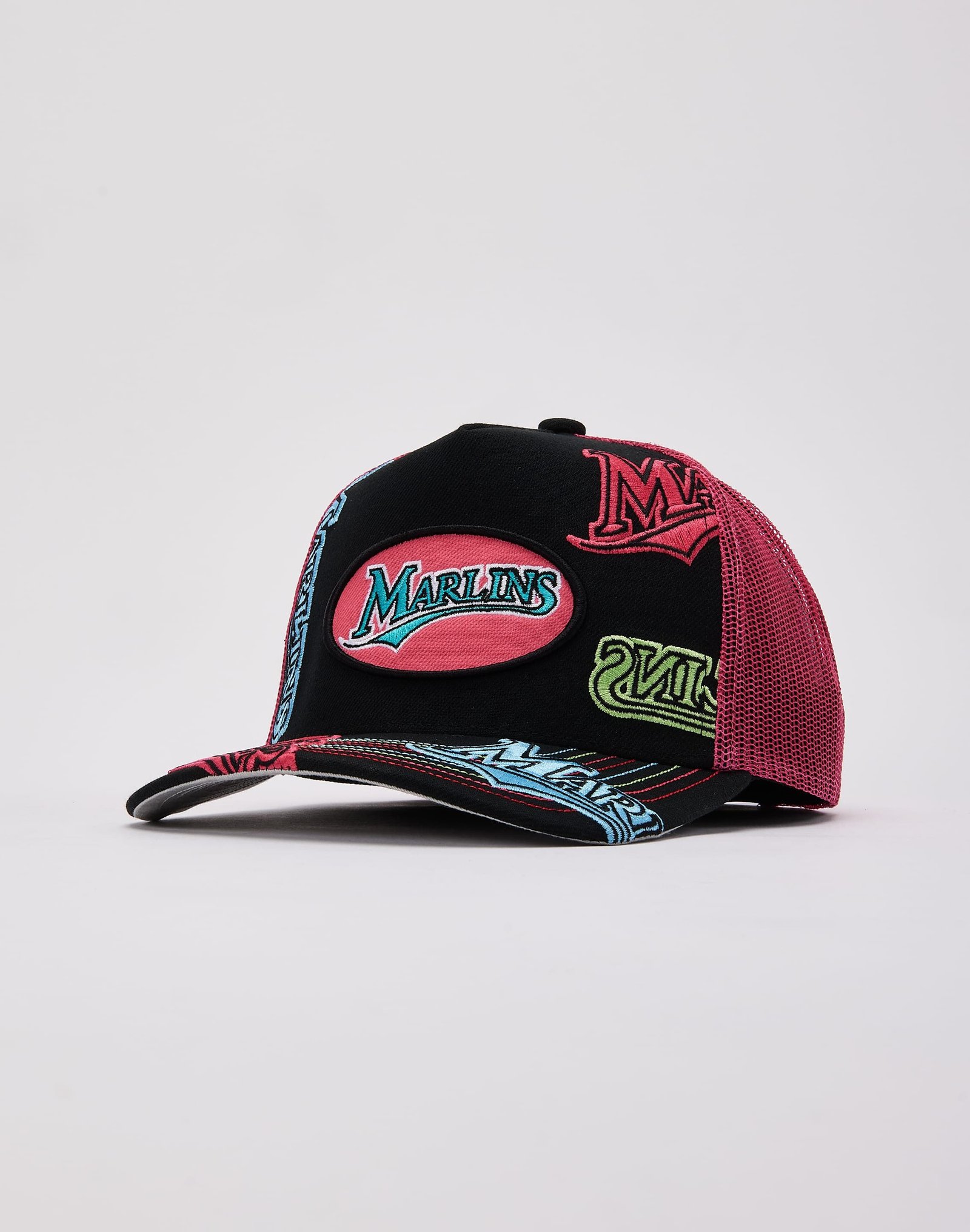 Mitchell & Ness MLB Florida Marlins Truck It Trucker Hat