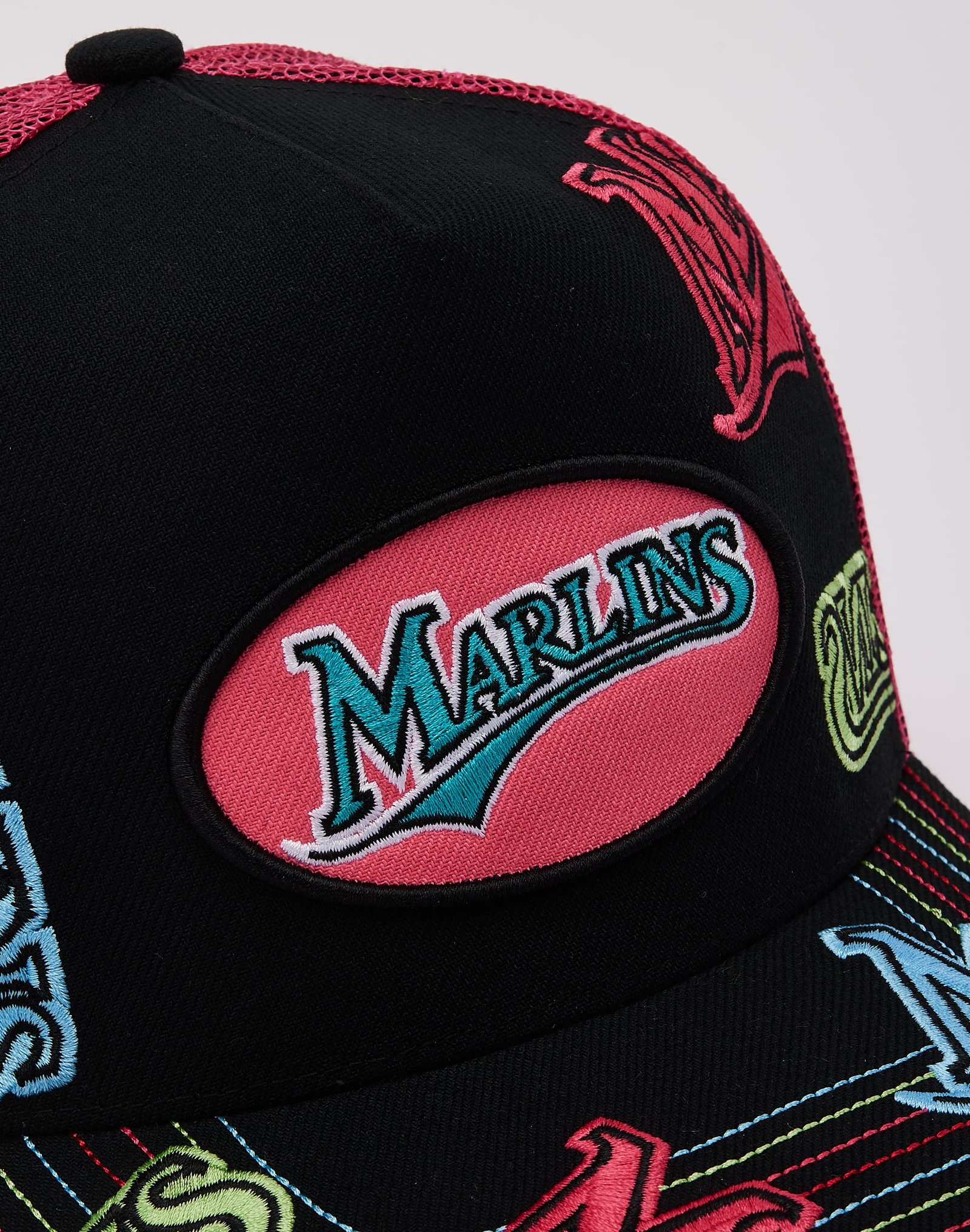 Mitchell & Ness MLB Florida Marlins Truck It Trucker Hat - Image 2