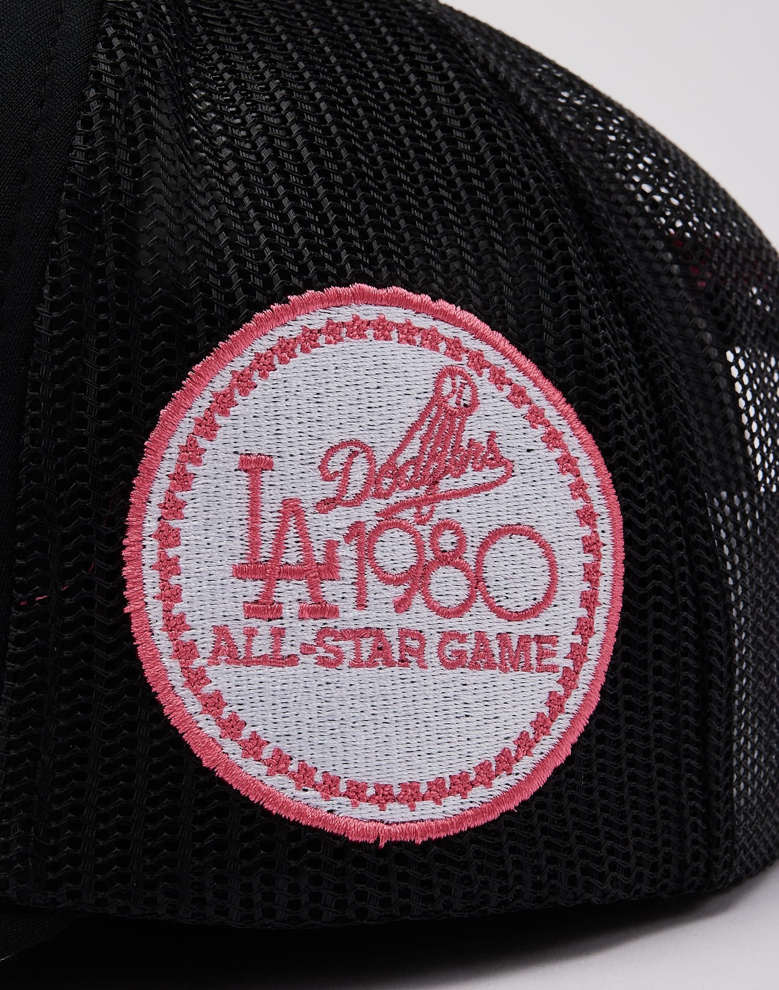 Mitchell & Ness MLB Los Angeles Dodgers Flames Trucker Hat - Image 4