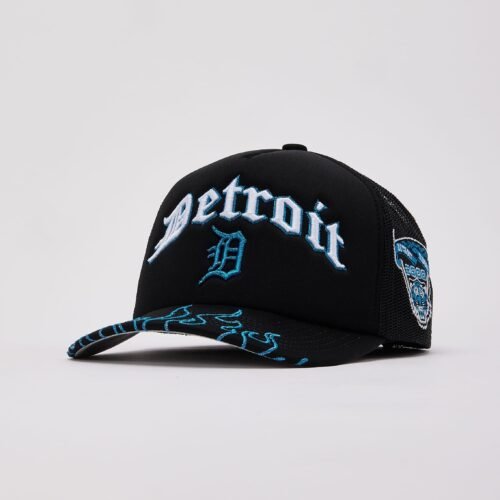 Mitchell & Ness MLB Detroit Tigers Flames Trucker Hat