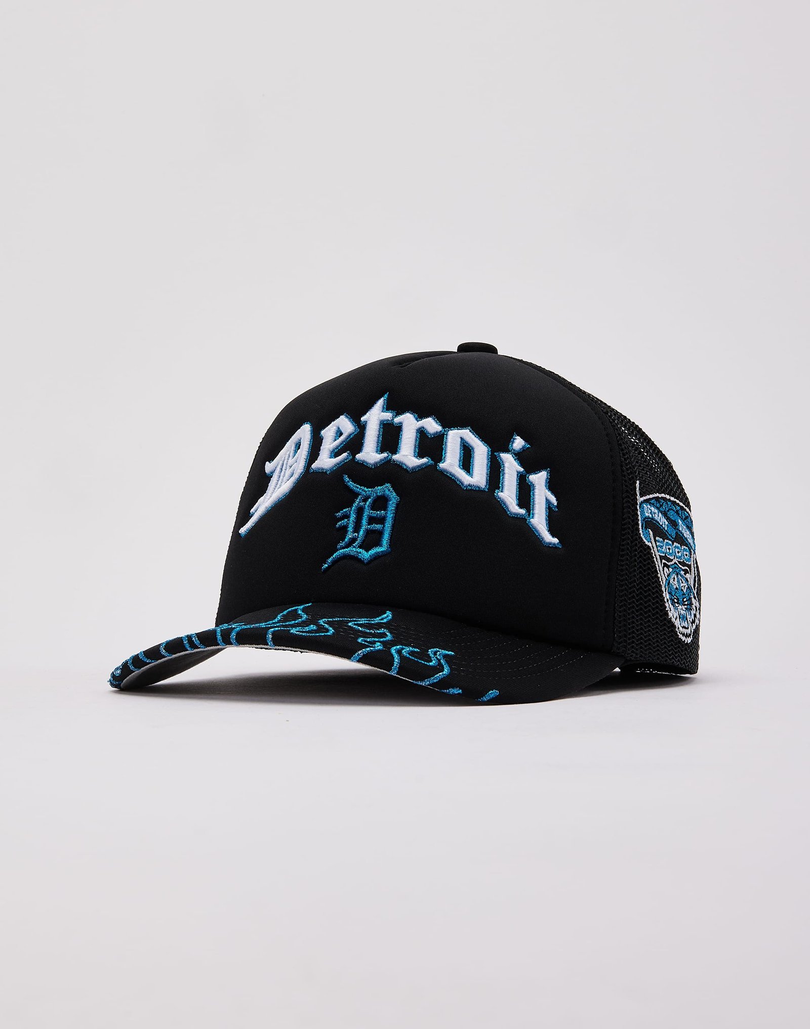 Mitchell & Ness MLB Detroit Tigers Flames Trucker Hat