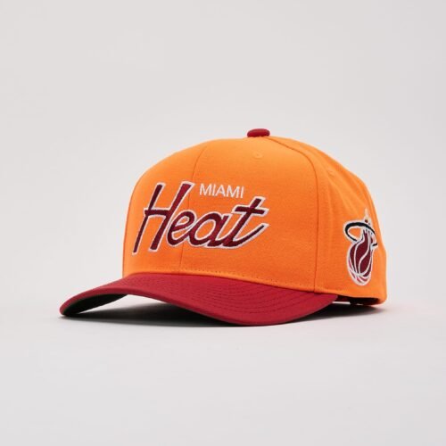 Mitchell & Ness NBA Miami Heat Script Snapback