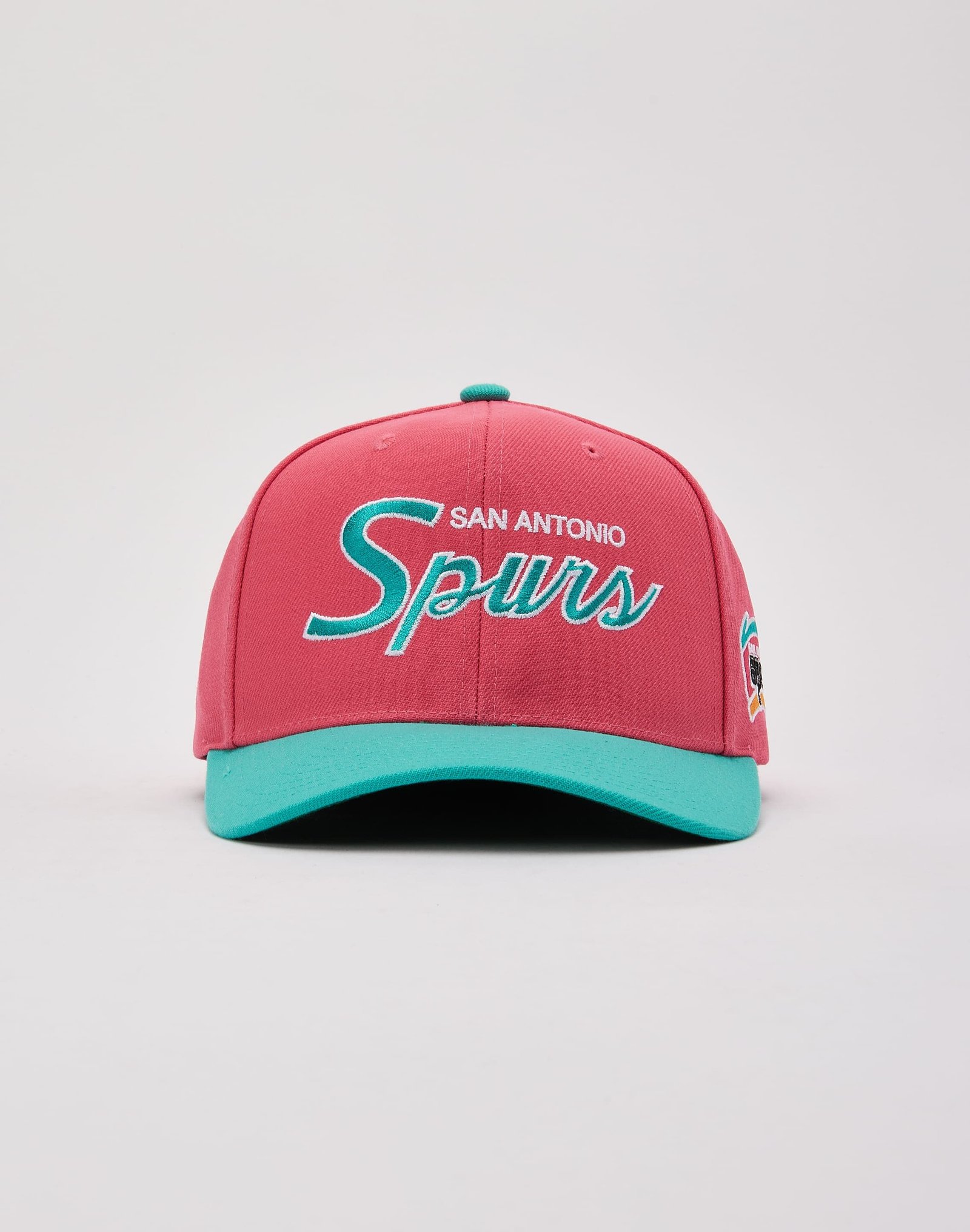 Mitchell & Ness NBA San Antonio Spurs Script Snapback Hat - Image 2