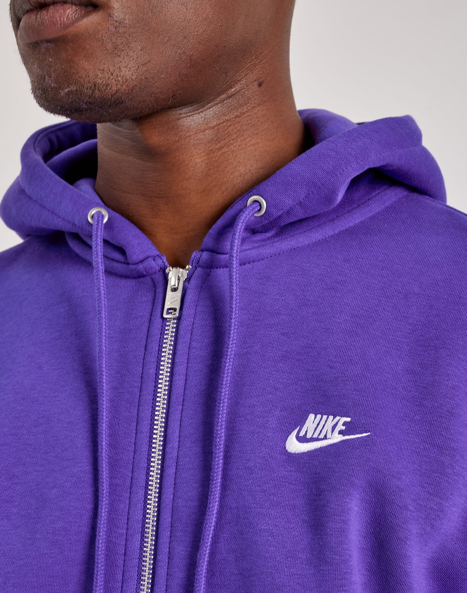 Nike Club Fleece Full-Zip Hoodie - Image 2