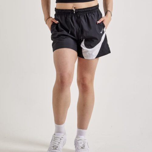 Nike Mid-Rise Woven Logo Shorts