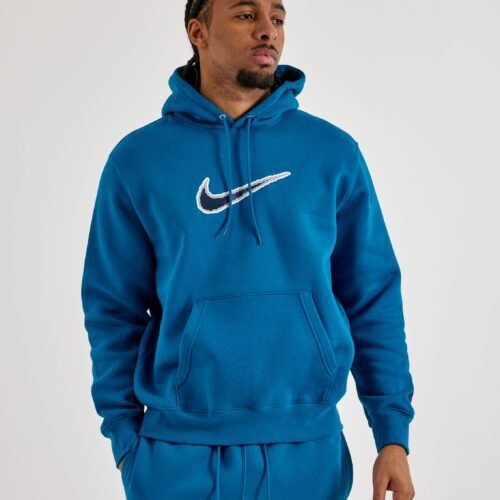 Nike Club Varsity Pullover Fleece Hoodie
