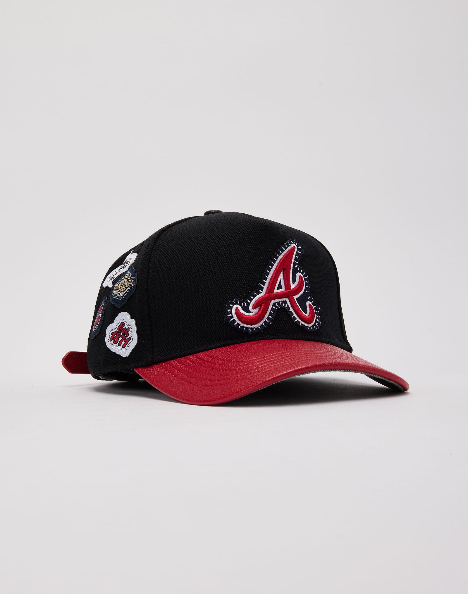 Pro Standard MLB Atlanta Braves Stick Stitch Hat - Image 3