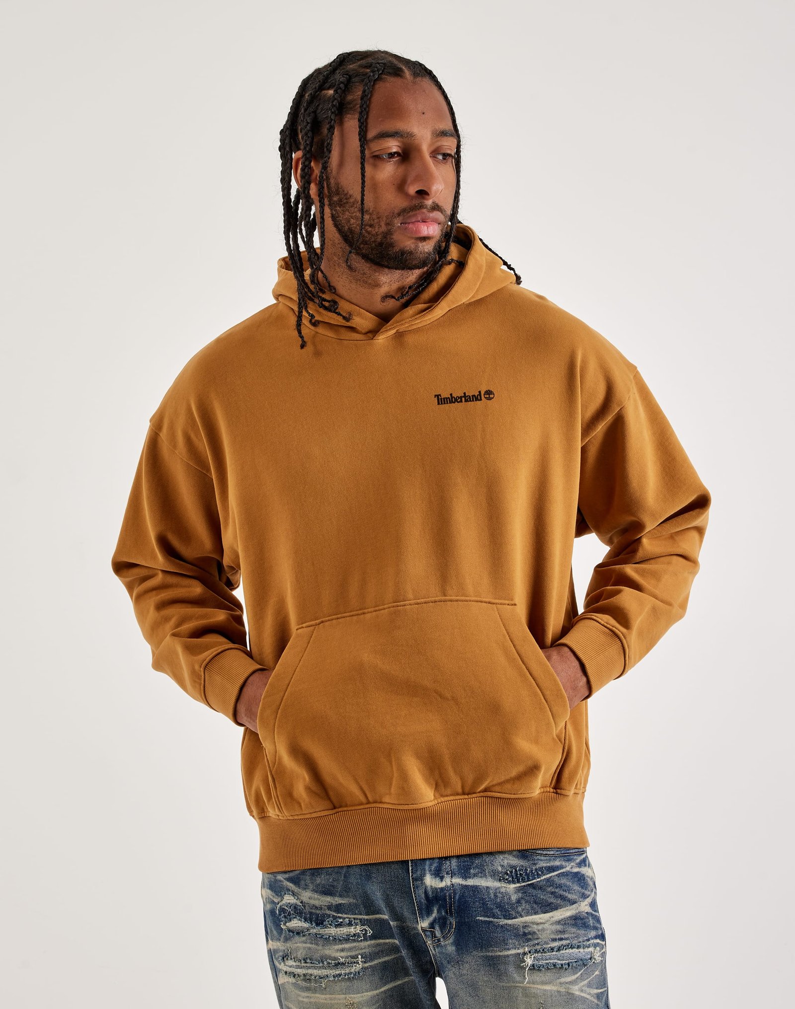 Timberland Footprint Fleece Pullover Hoodie - Image 2