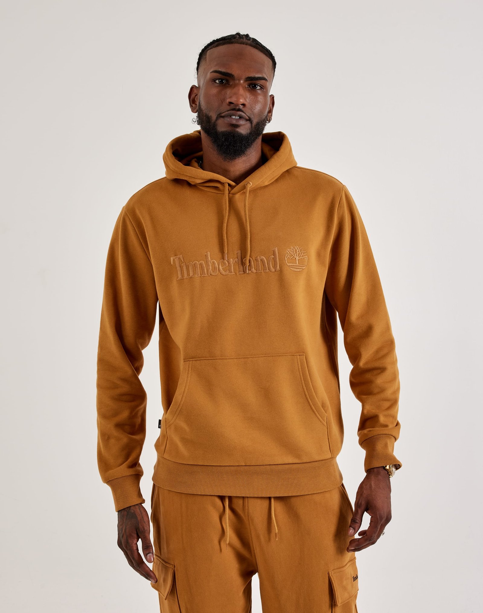 Timberland Embroidered Logo Fleece Hoodie
