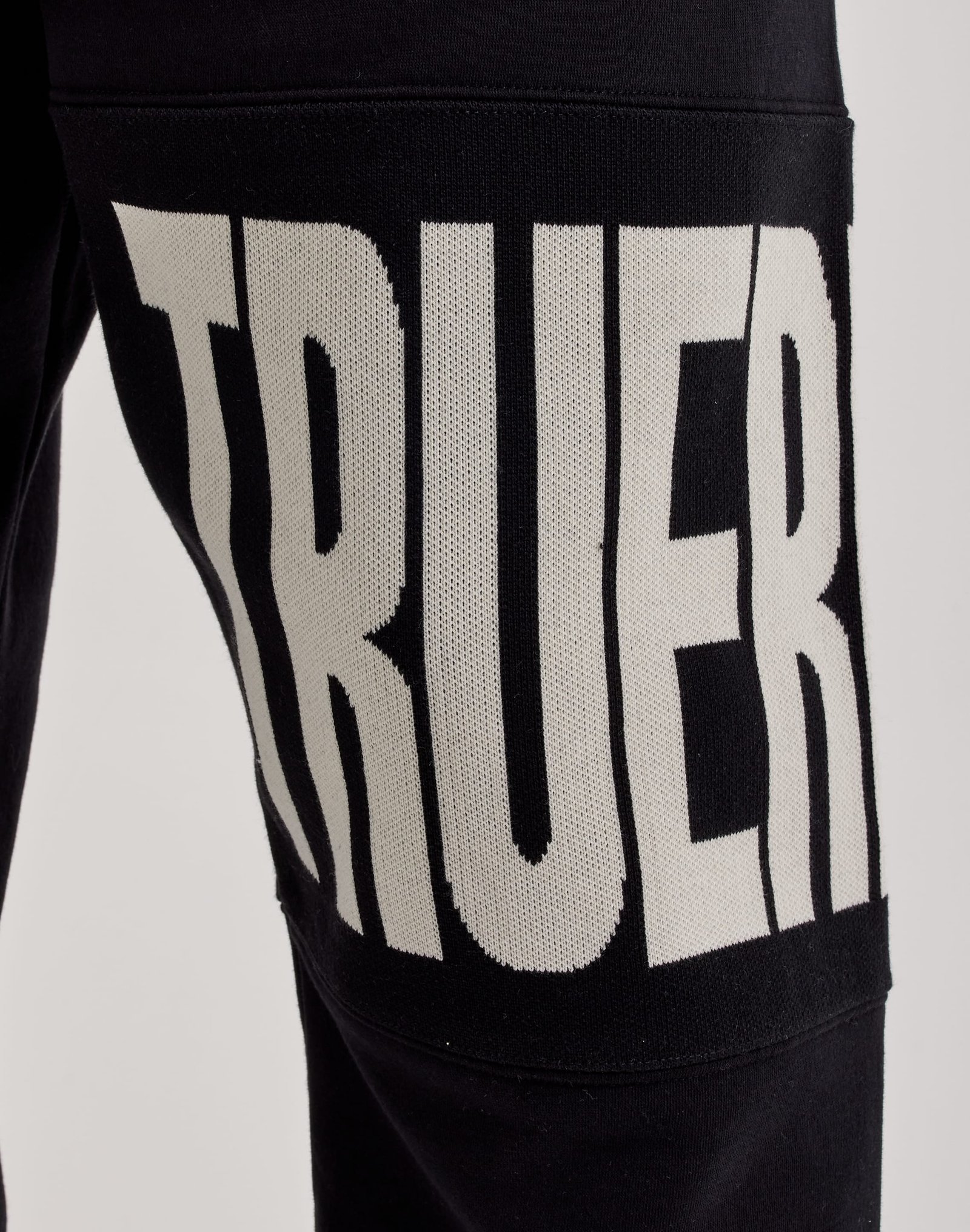 True Religion Knit Panel Fleece Joggers - Image 3