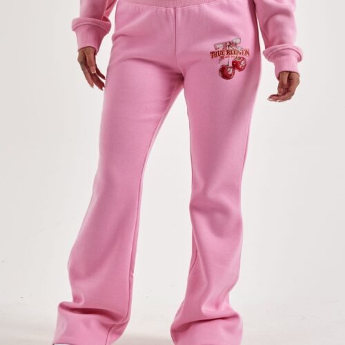 True Religion Cherry Bootcut Fleece Sweatpants