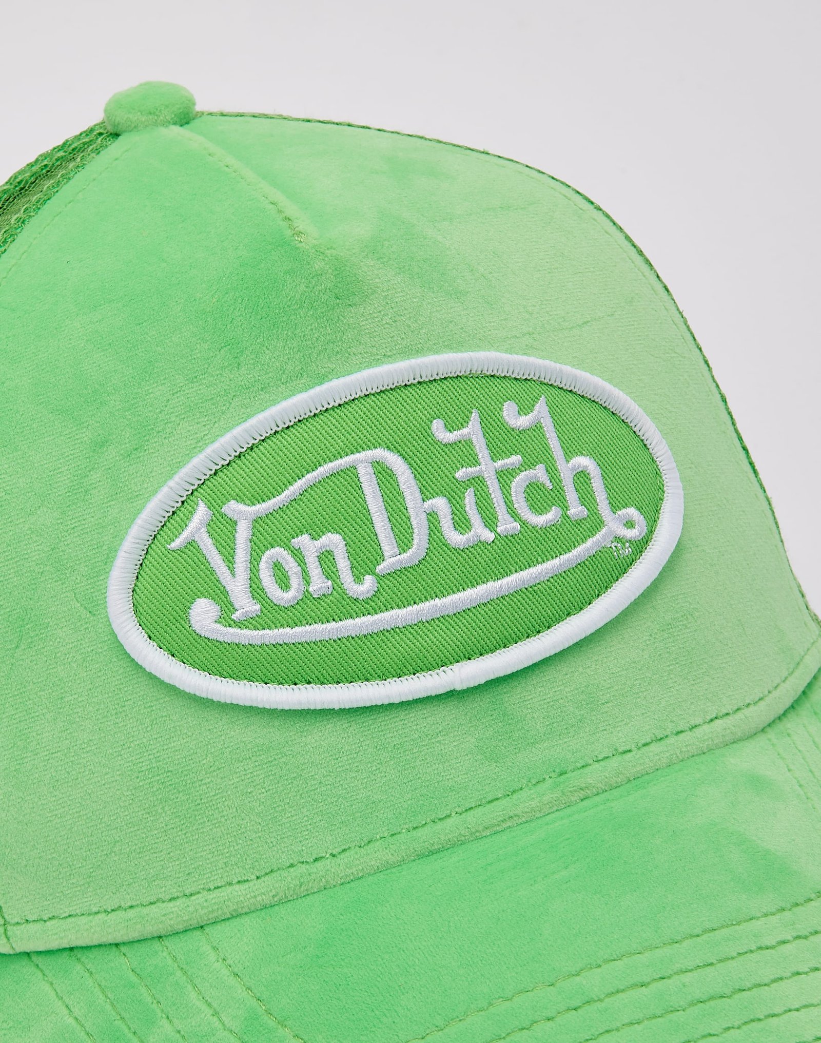 Von Dutch Velvet Trucker Hat - Image 4