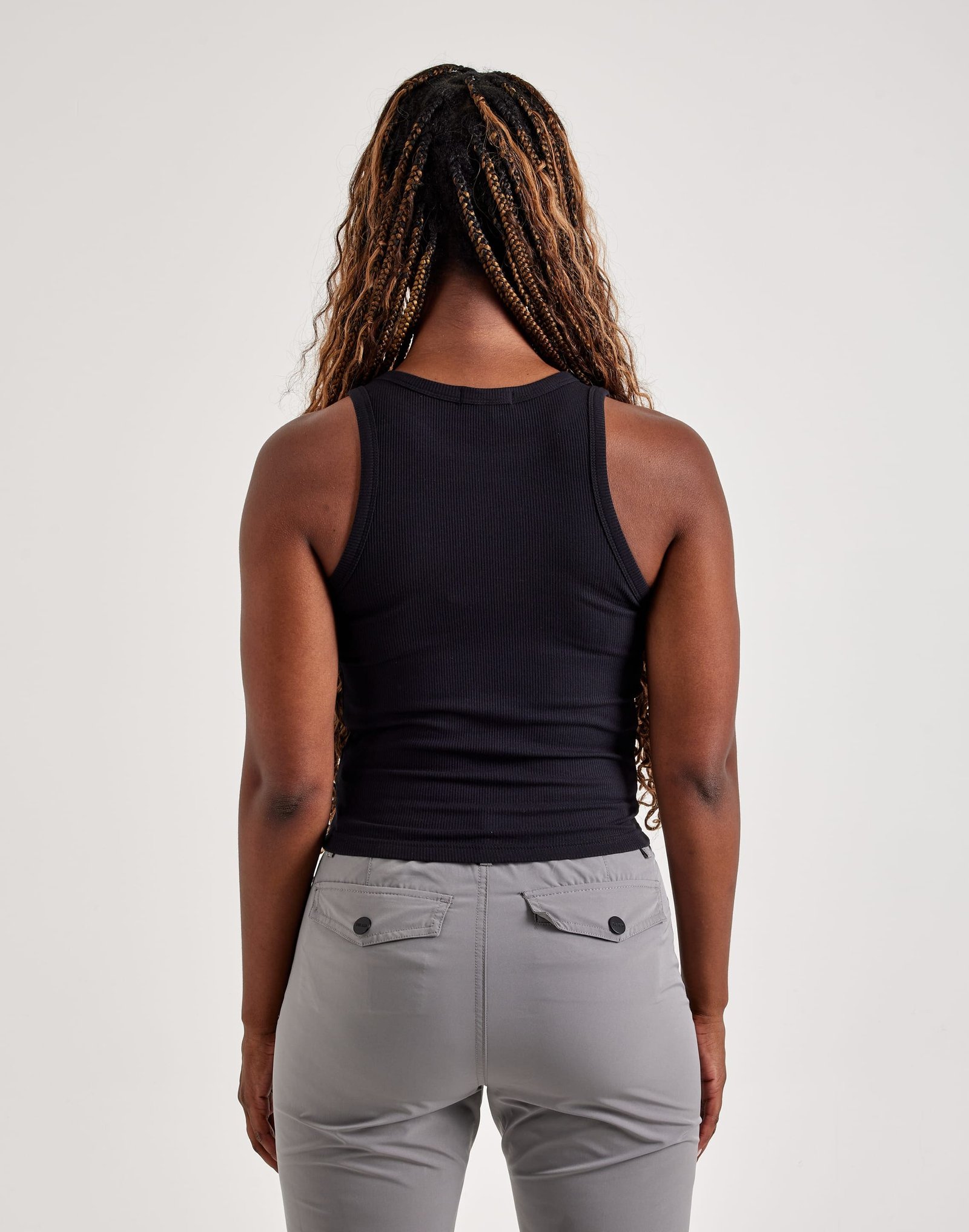 Von Dutch Rhinestone Ribbed Tank Top - Image 3