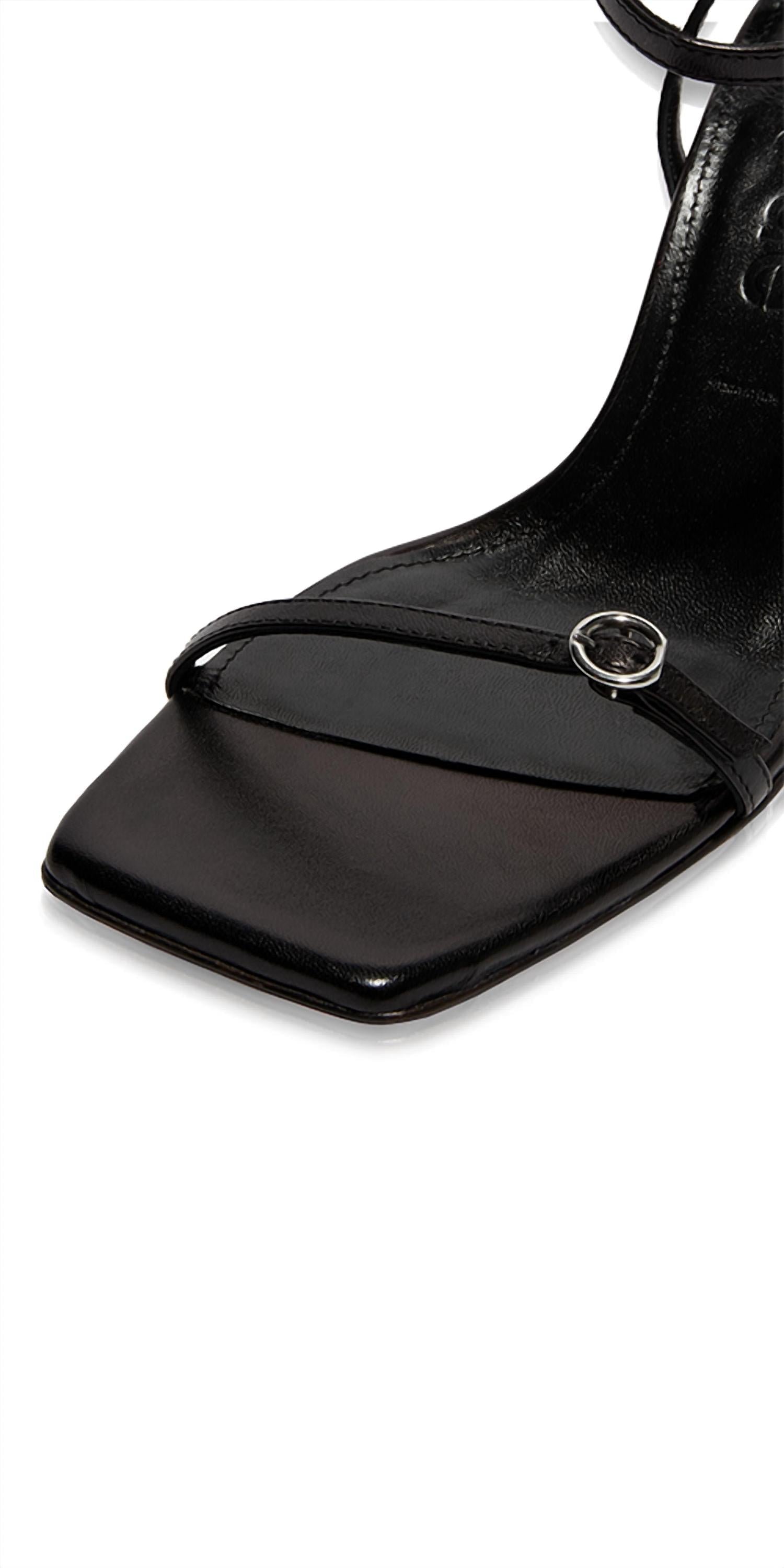 Aeyde - Women's Hallie Leather Heeled Sandals - Image 5