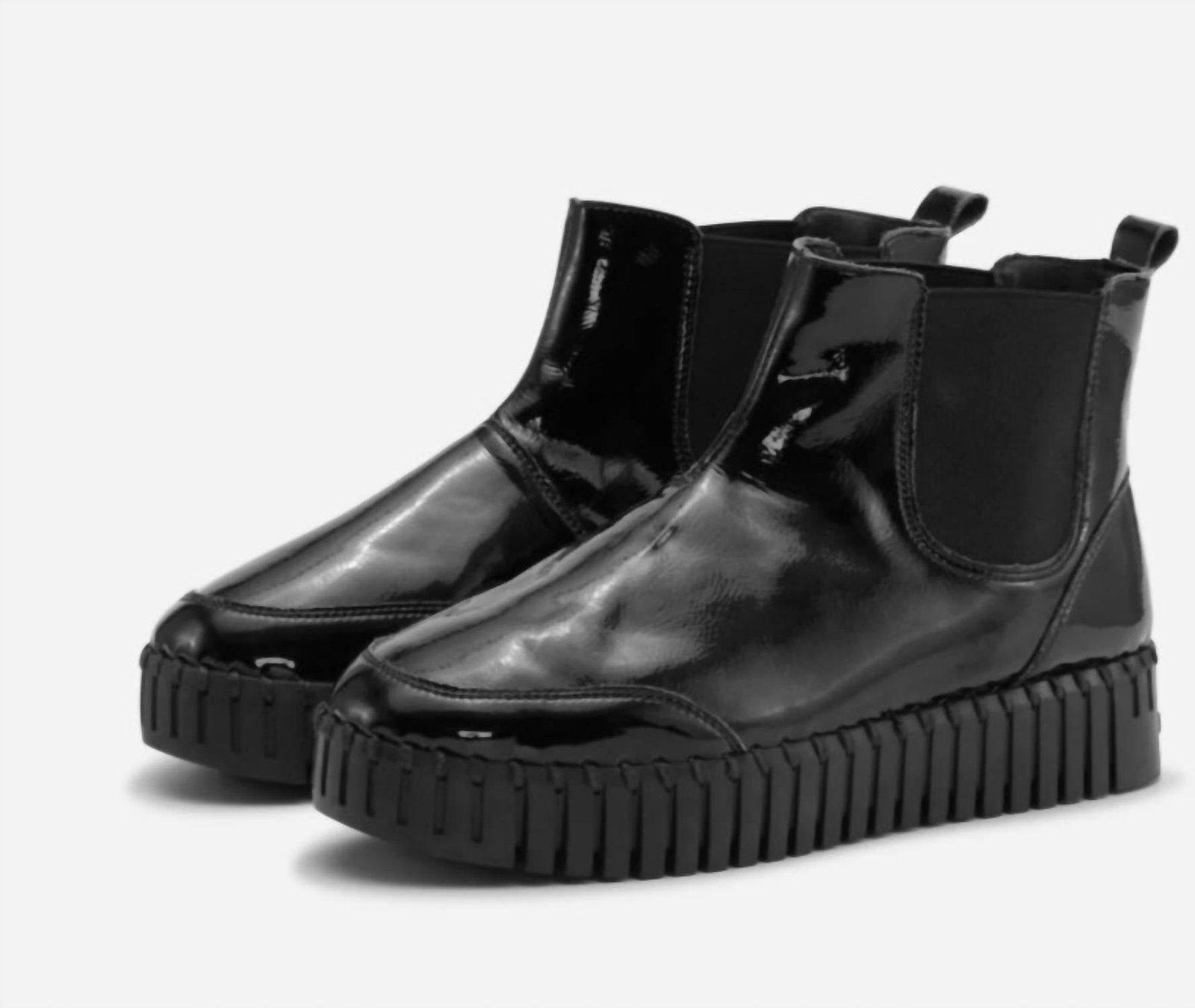 Ilse Jacobsen - Women's Patent Slip On Bootie - Image 4