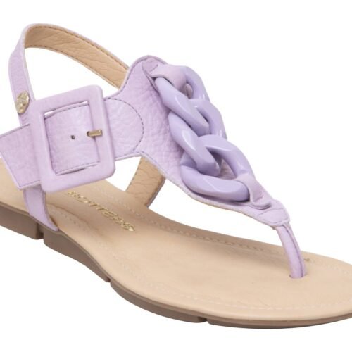 Bottero - Women Couro Chain Link T-Strap Sandal