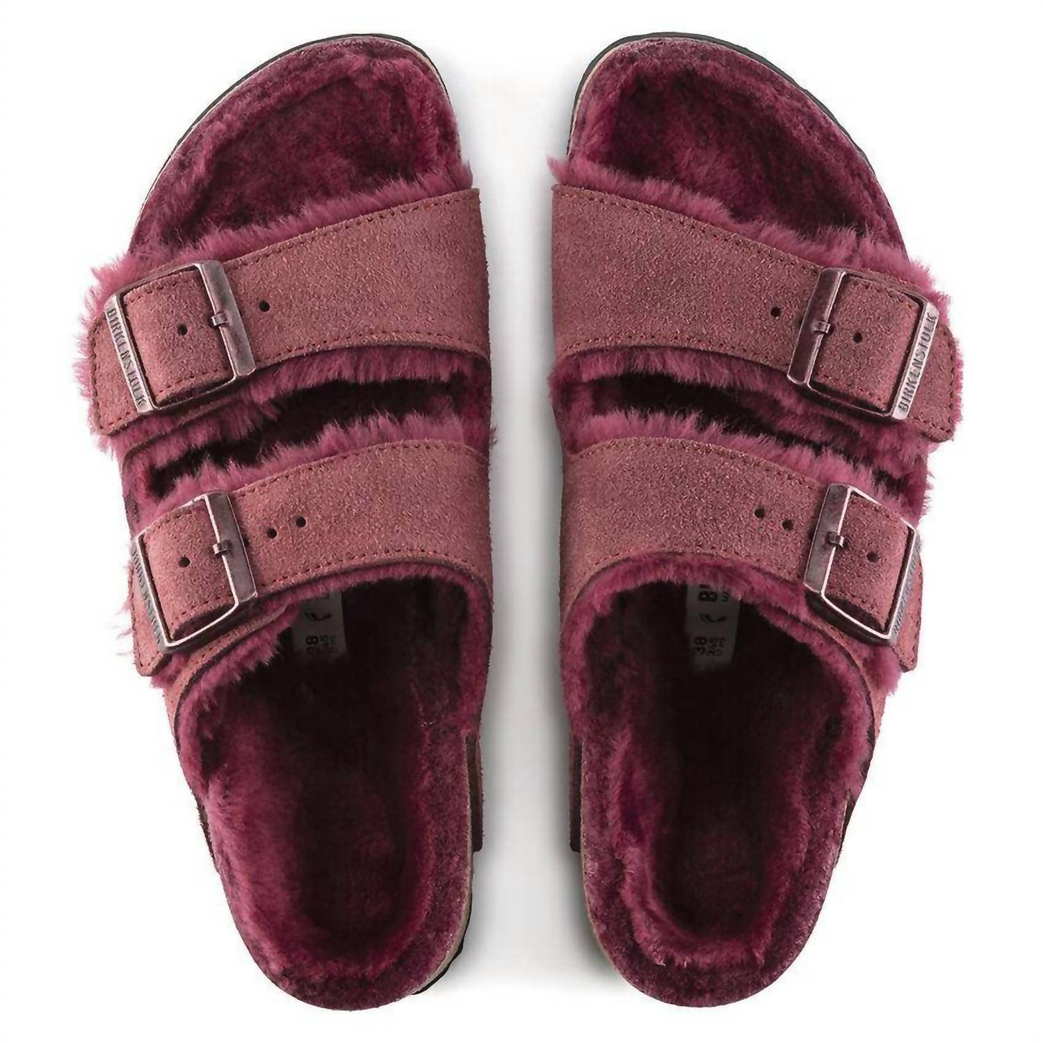 Birkenstock - Women's Arizona Fur Shearling Sandal - Image 3