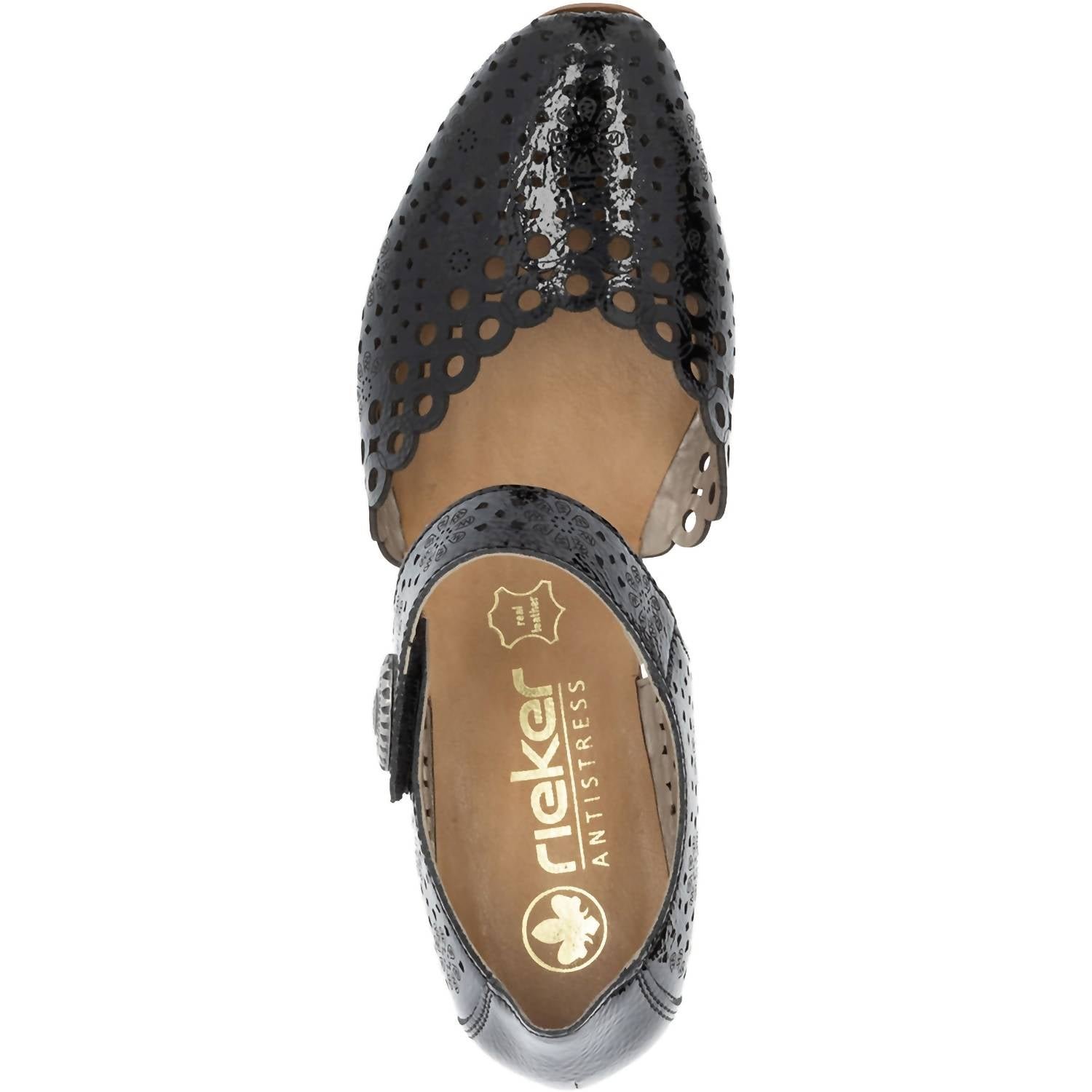 Rieker - Women's Mirjam 53 Casual Mary Jane Leather Shoes - Image 4