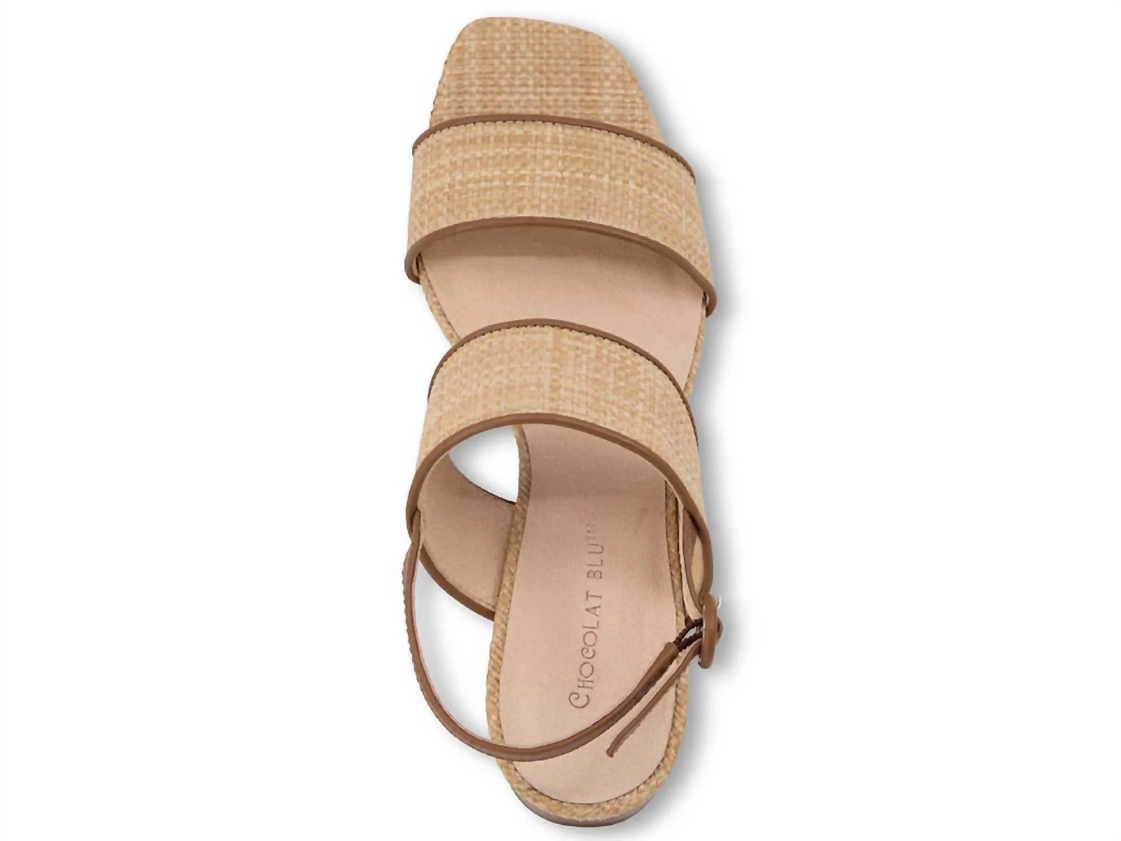 Chocolat Blu - Women's Darla Raffia Sandal - Image 3