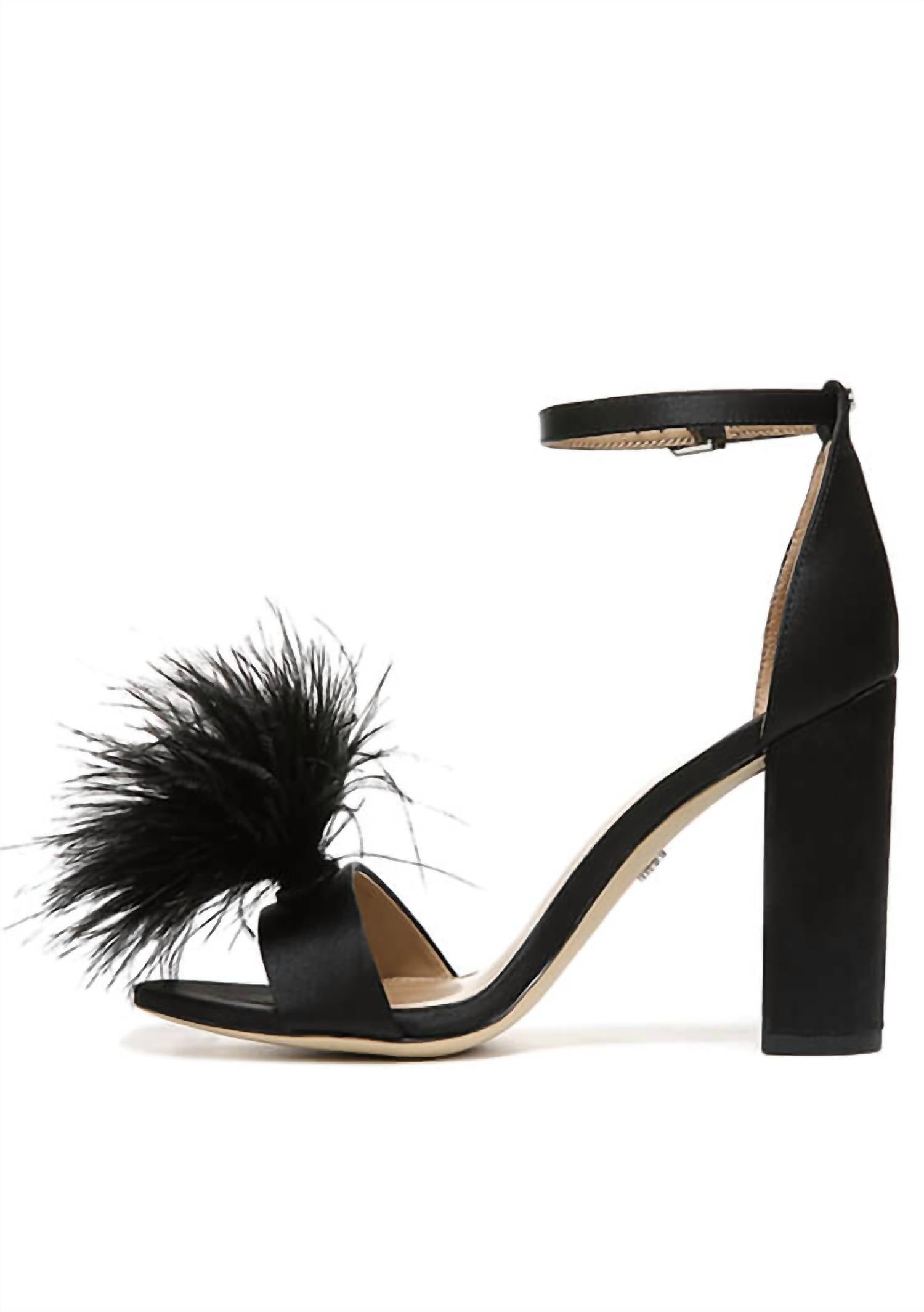 Sam Edelman - Women's Yaro Feather Heel Sandals - Image 2