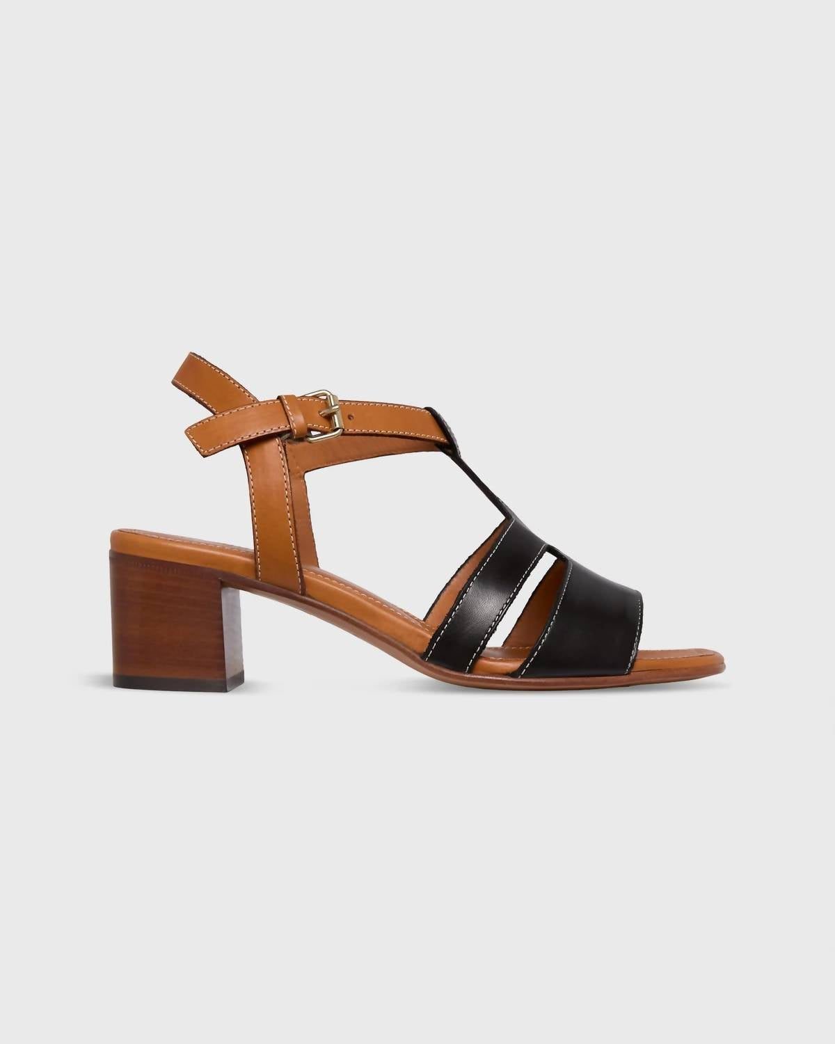 Ann Mashburn - Women's Square Toe T-strap Heel