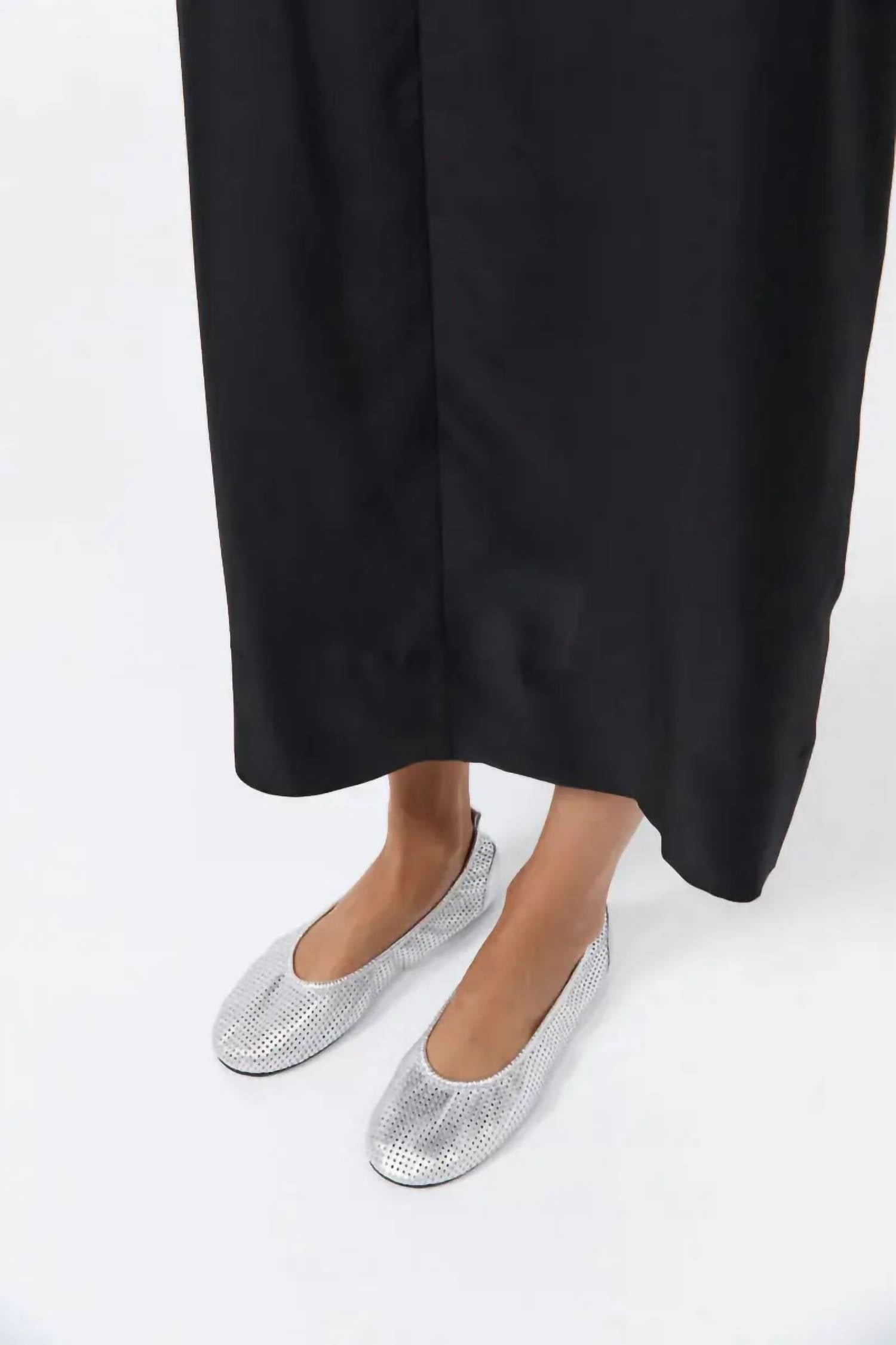 St. Agni - Women's Minimal Perforated Ballet Flat - Image 6