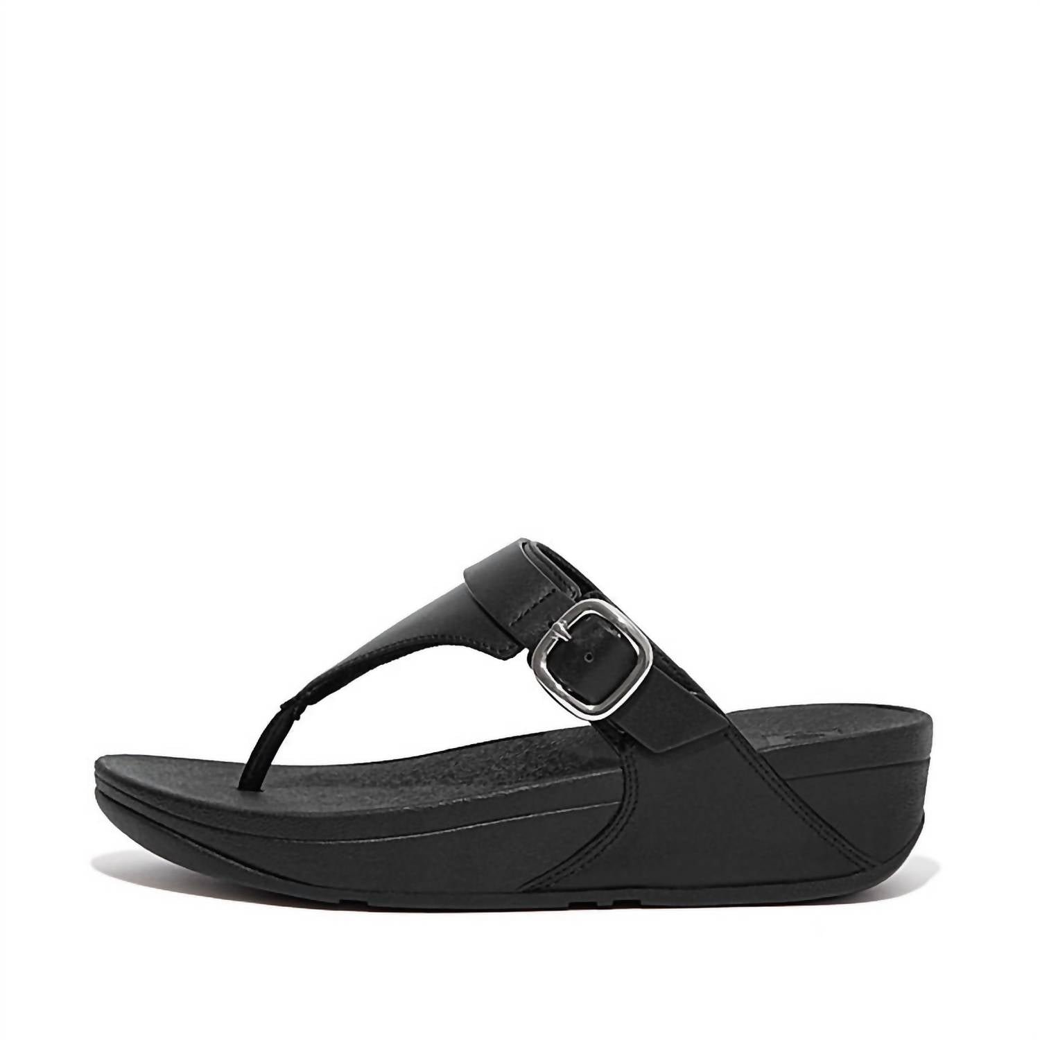 Fitflop - Women's Lulu Toe Post Buckle Sandal - Image 4