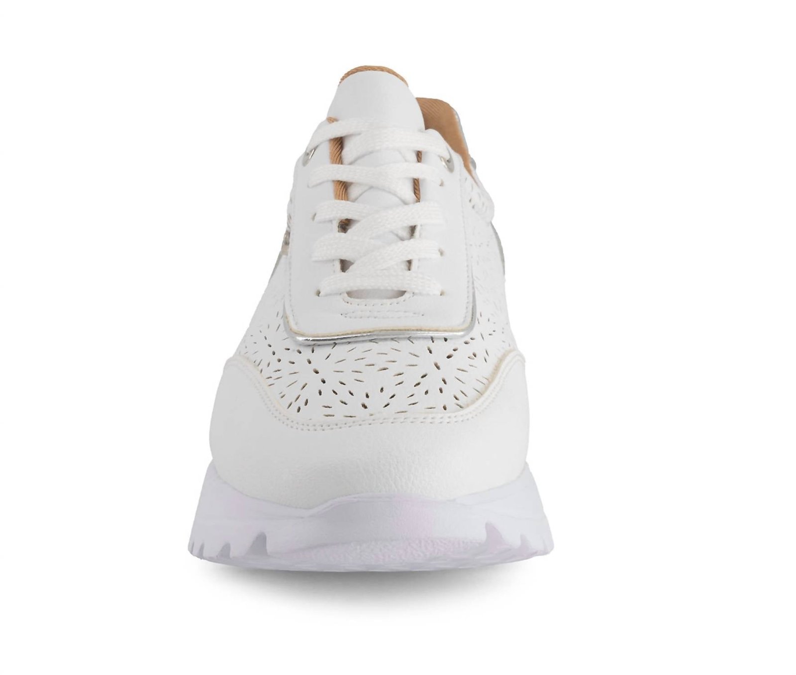 Andrea - Women's Casual Sneakers With Laser Cut Pattern - Image 4