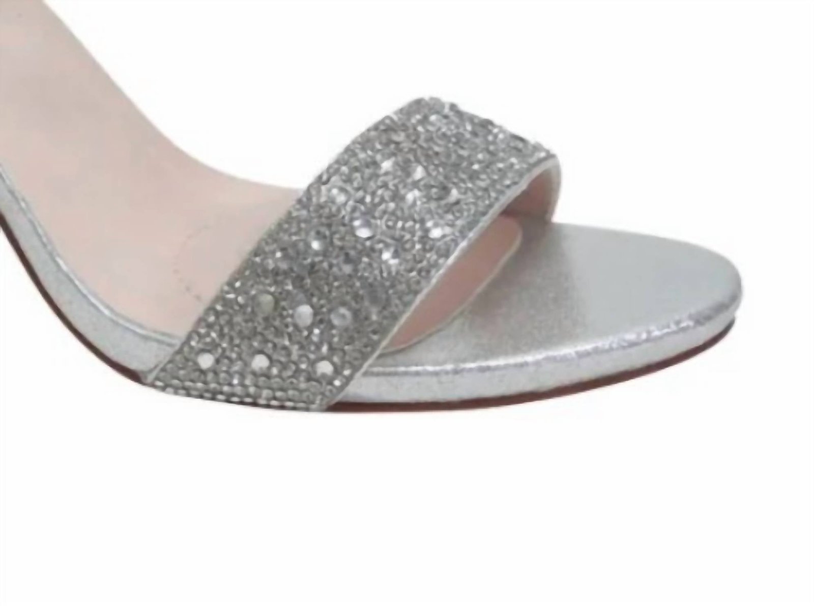 De Blossom Collection - Women's Shimmer Ankle Strap Heel - Image 2