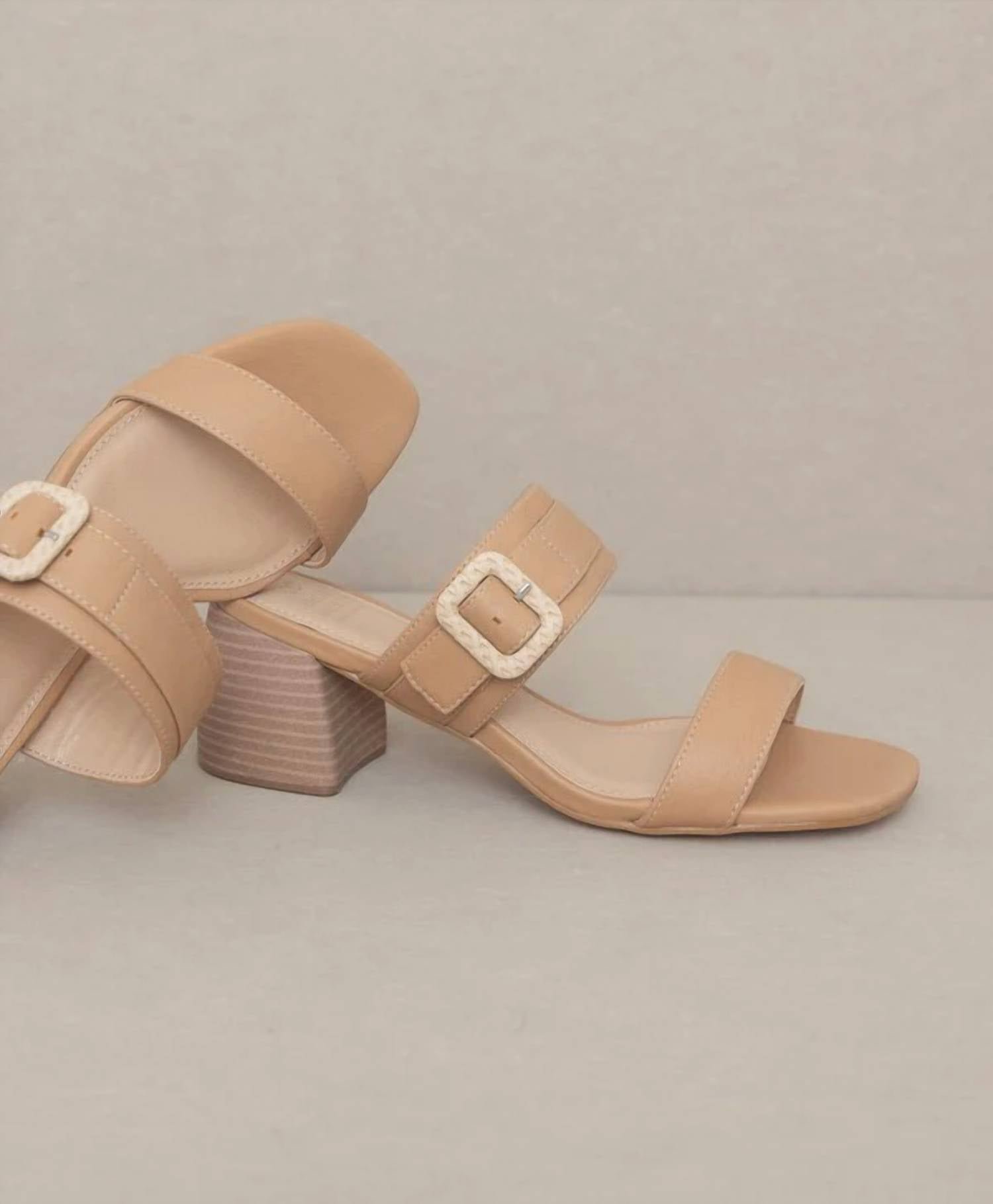 Kke Originals - Women's Nicole Buckle Heels - Image 4