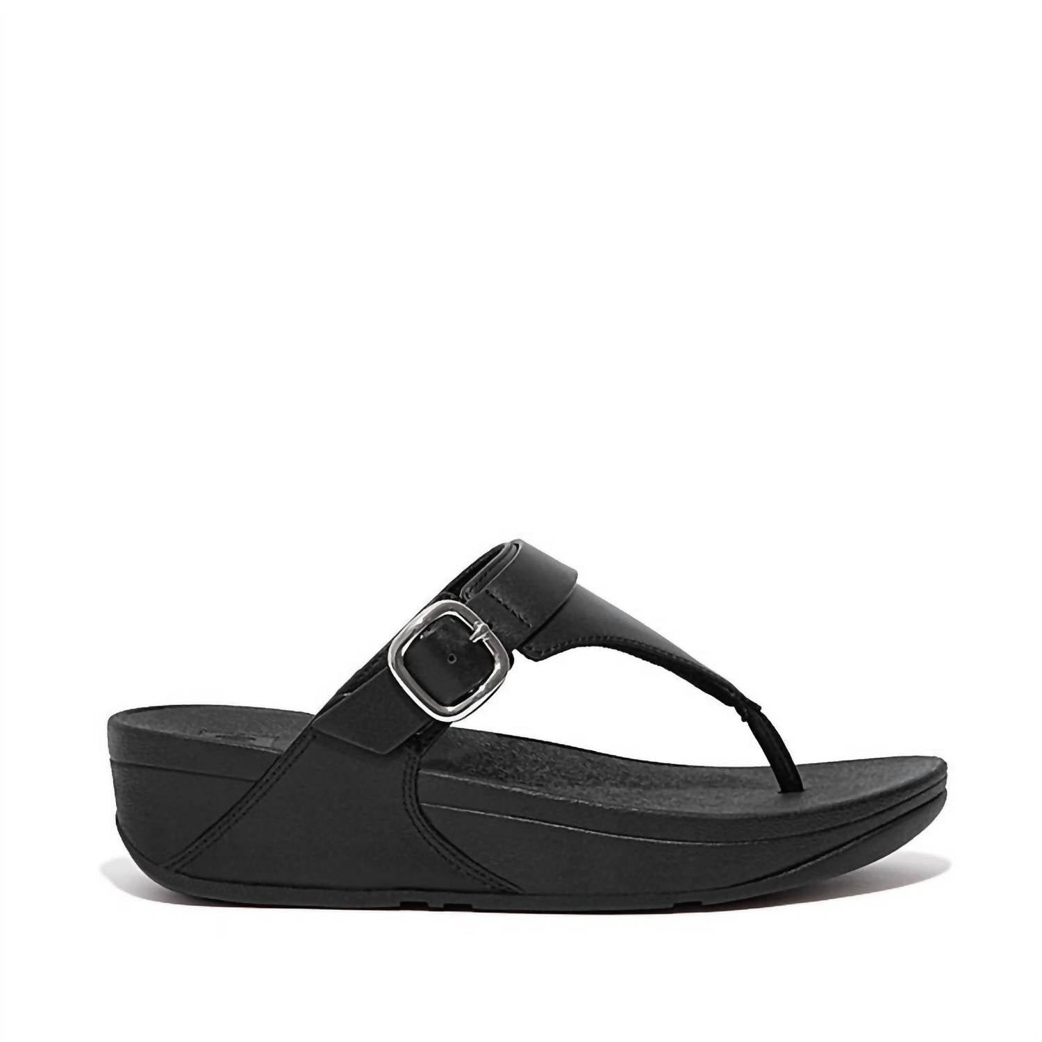 Fitflop - Women's Lulu Toe Post Buckle Sandal - Image 3