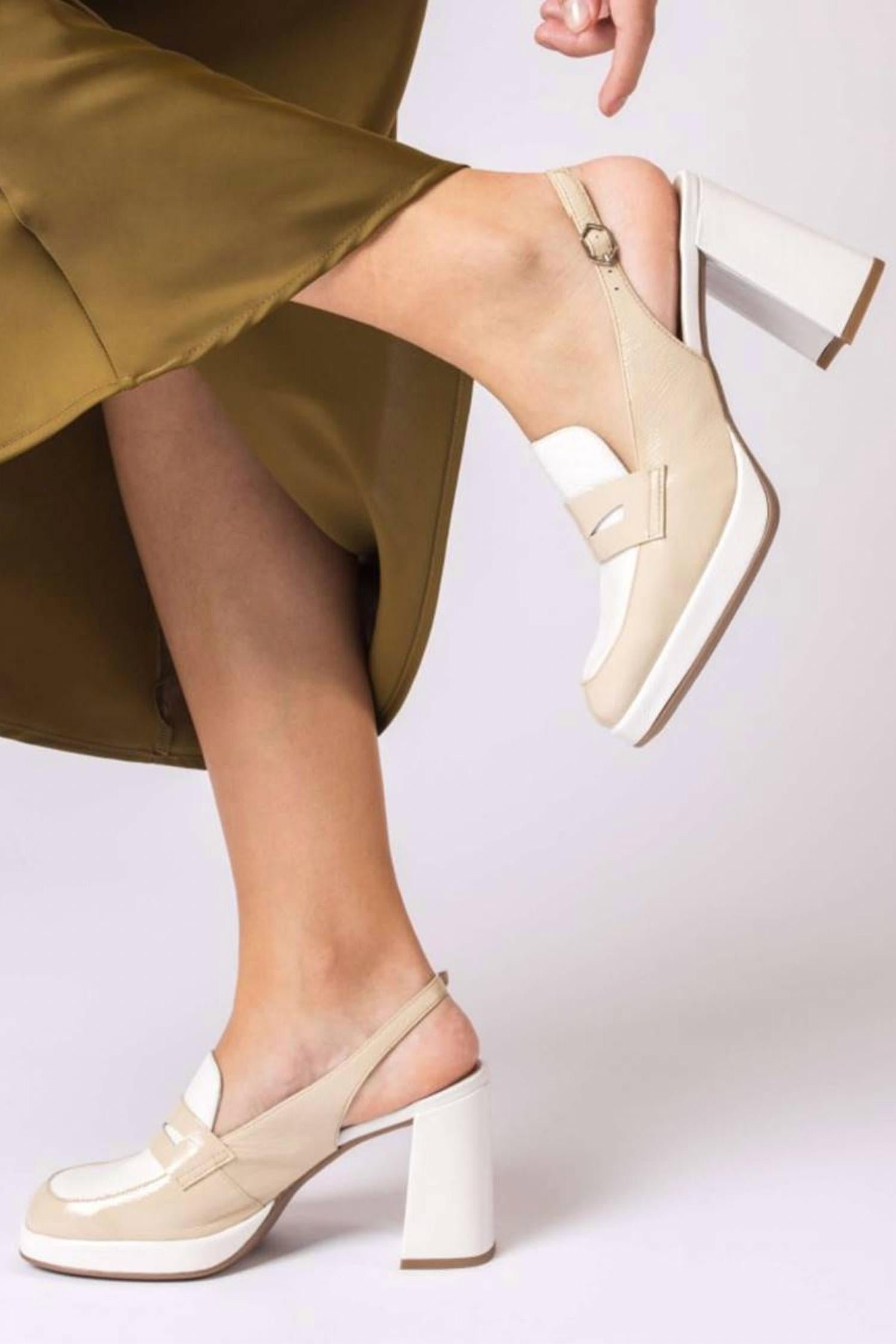 Wonders - Women Leather High Heels - Image 4