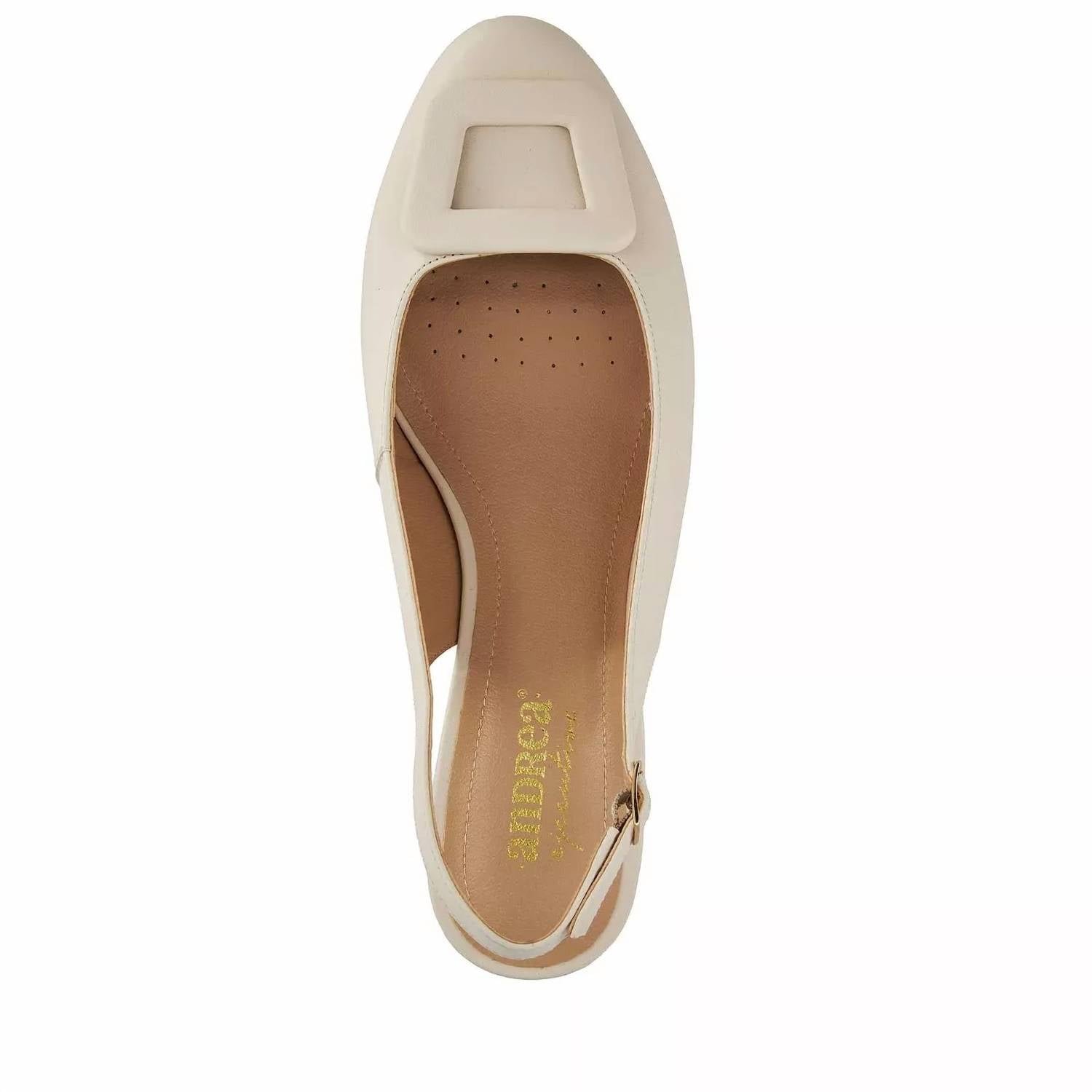 Andrea - Women's Slingback Low Heel Pumps - Image 3