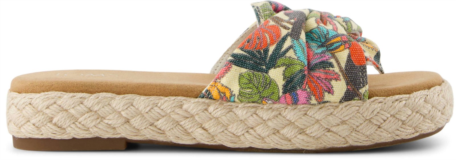 Toms - Women's Abby Slide Flatform Espadrille Sandal